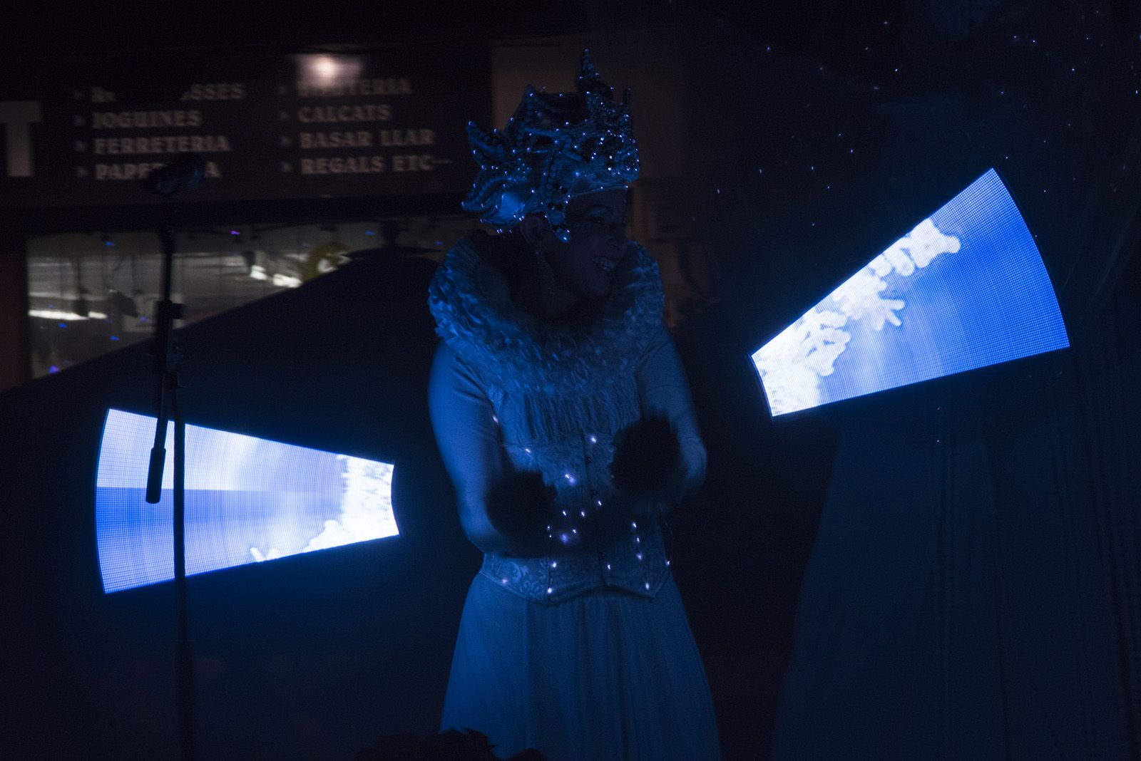 Encesa de llums de Nadal a Sant Cugat 2022. FOTO: Bernat Millet.