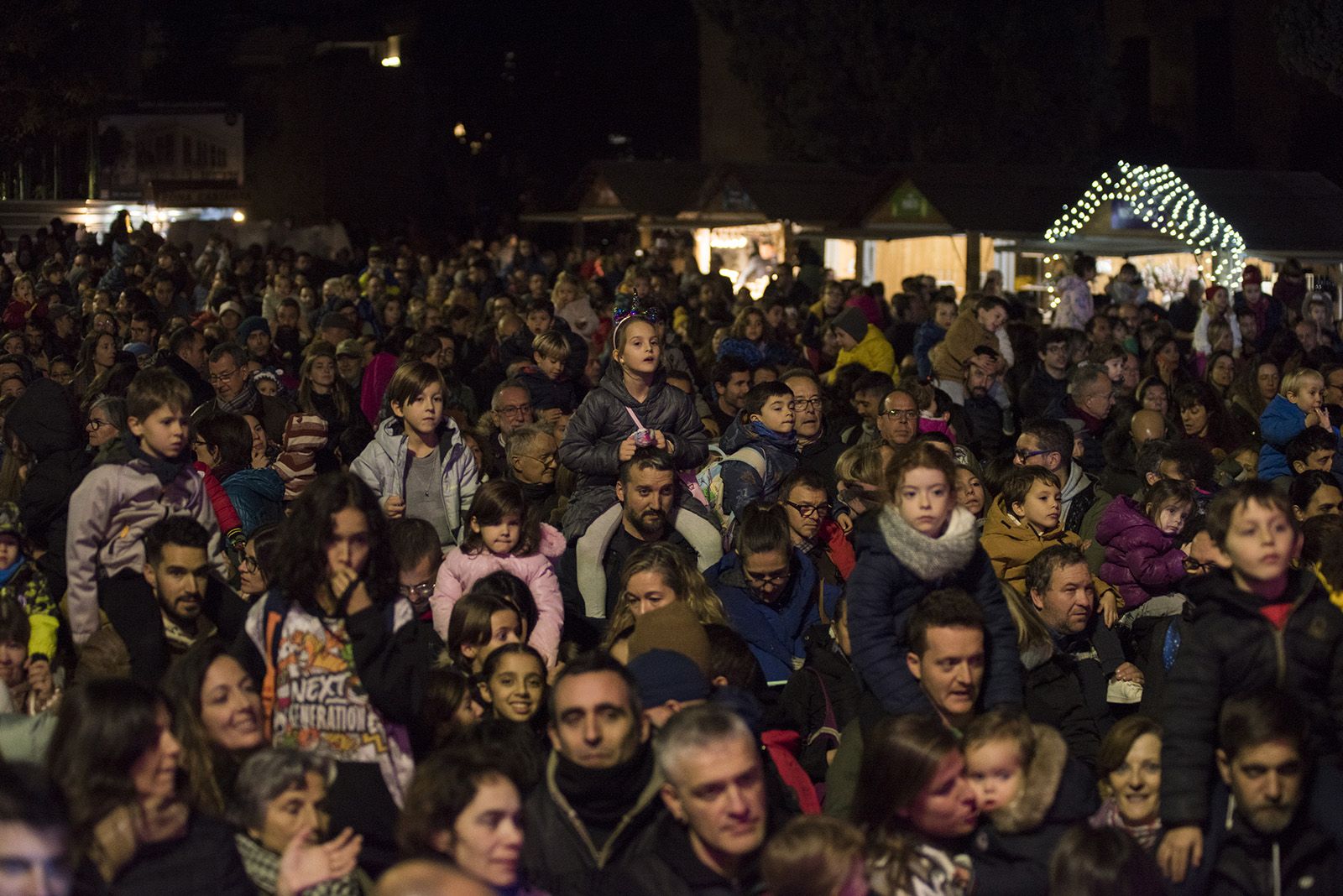 Encesa de llums de Nadal a Sant Cugat 2022. FOTO: Bernat Millet.