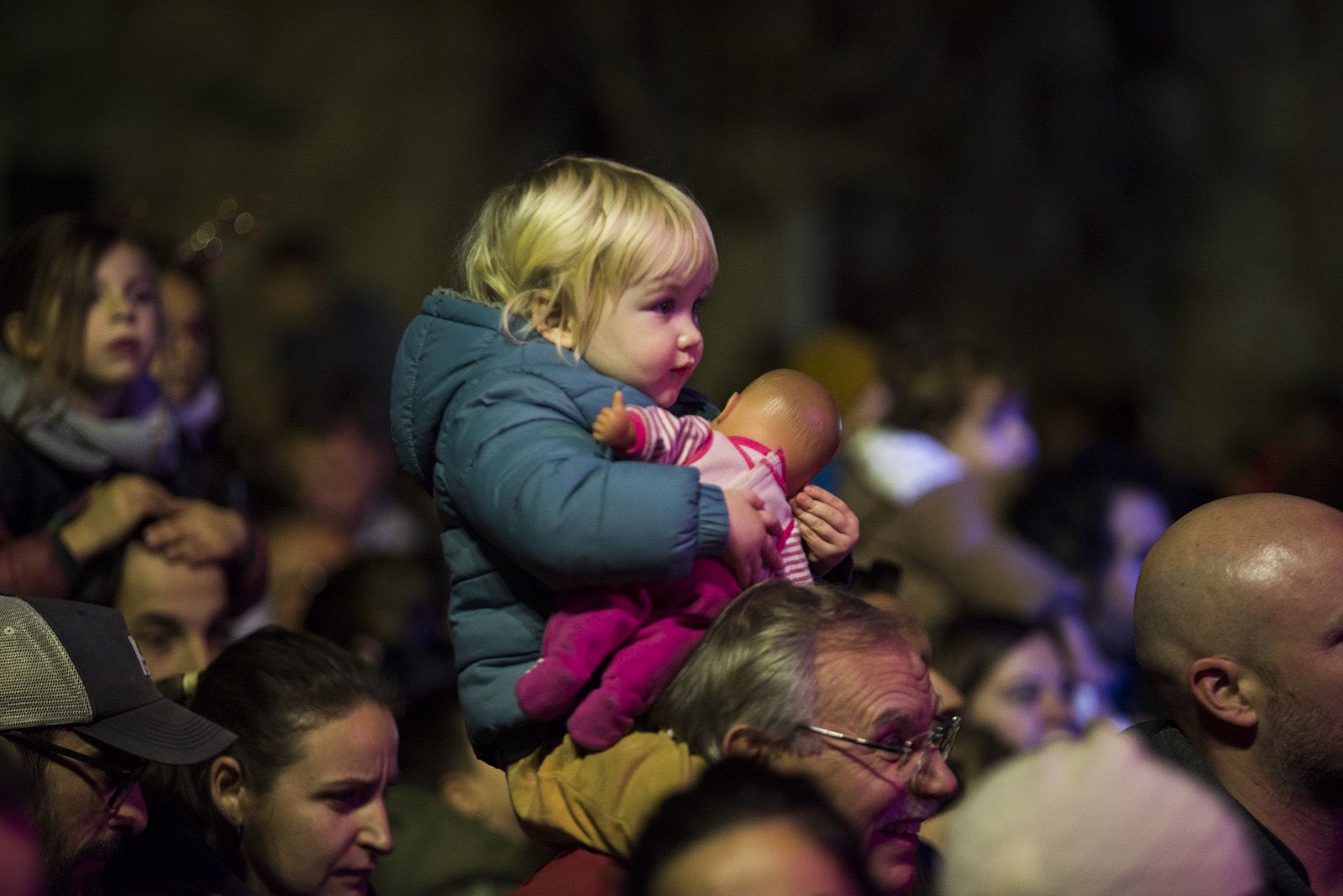 Encesa de llums de Nadal a Sant Cugat 2022. FOTO: Bernat Millet.