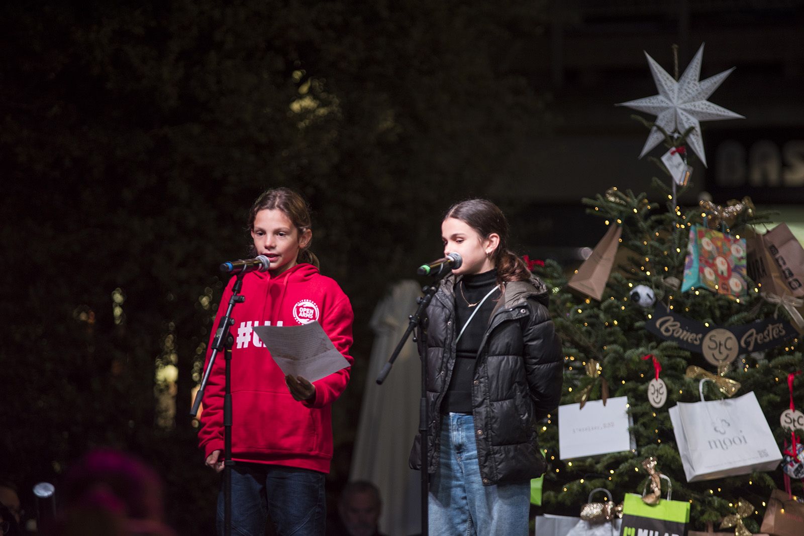 Encesa de llums de Nadal a Sant Cugat 2022. FOTO: Bernat Millet.