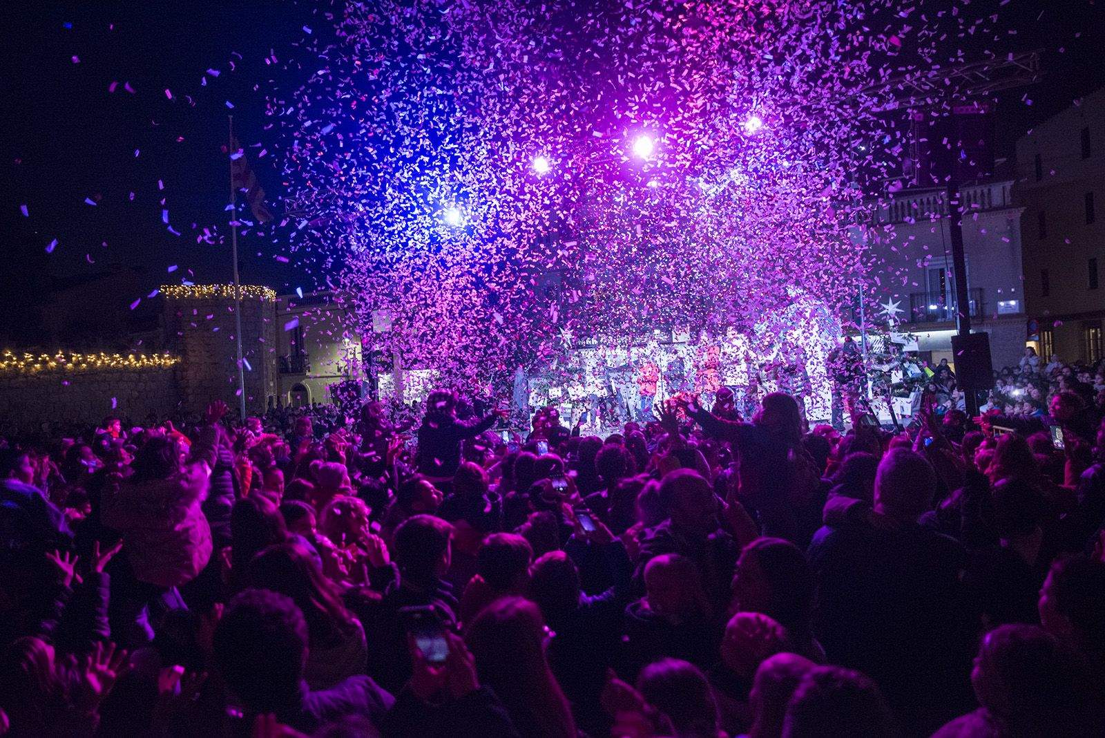 Encesa de llums de Nadal a Sant Cugat 2022. FOTO: Bernat Millet.