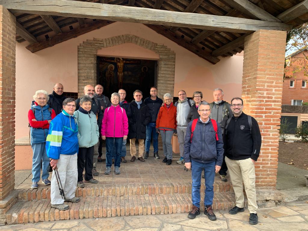 La Societat Coral La Lira a l’Ermita del Sant Crit de Llaceres FOTO : Cedida