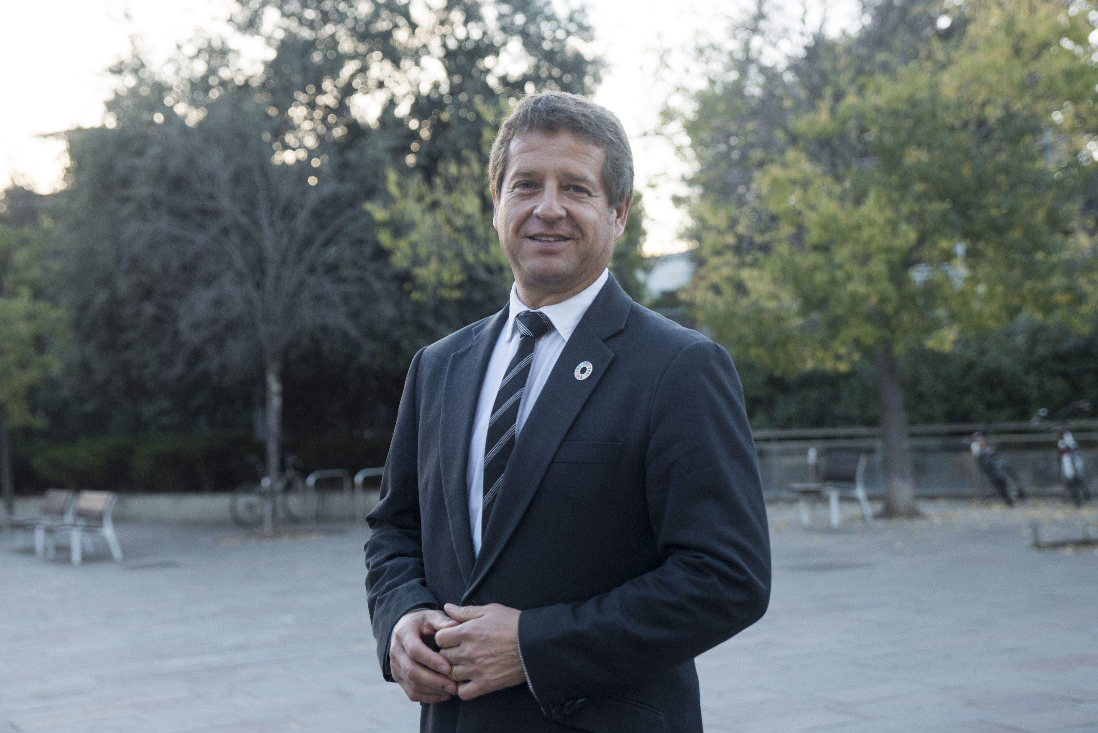 Pere Soler primer tinent d'alcaldia de Presideència, Hisenda, Serveis Urbans, Seguretat, Mobilitat i Transport de l'Ajuntament de Sant Cugat  FOTO: B: Millet