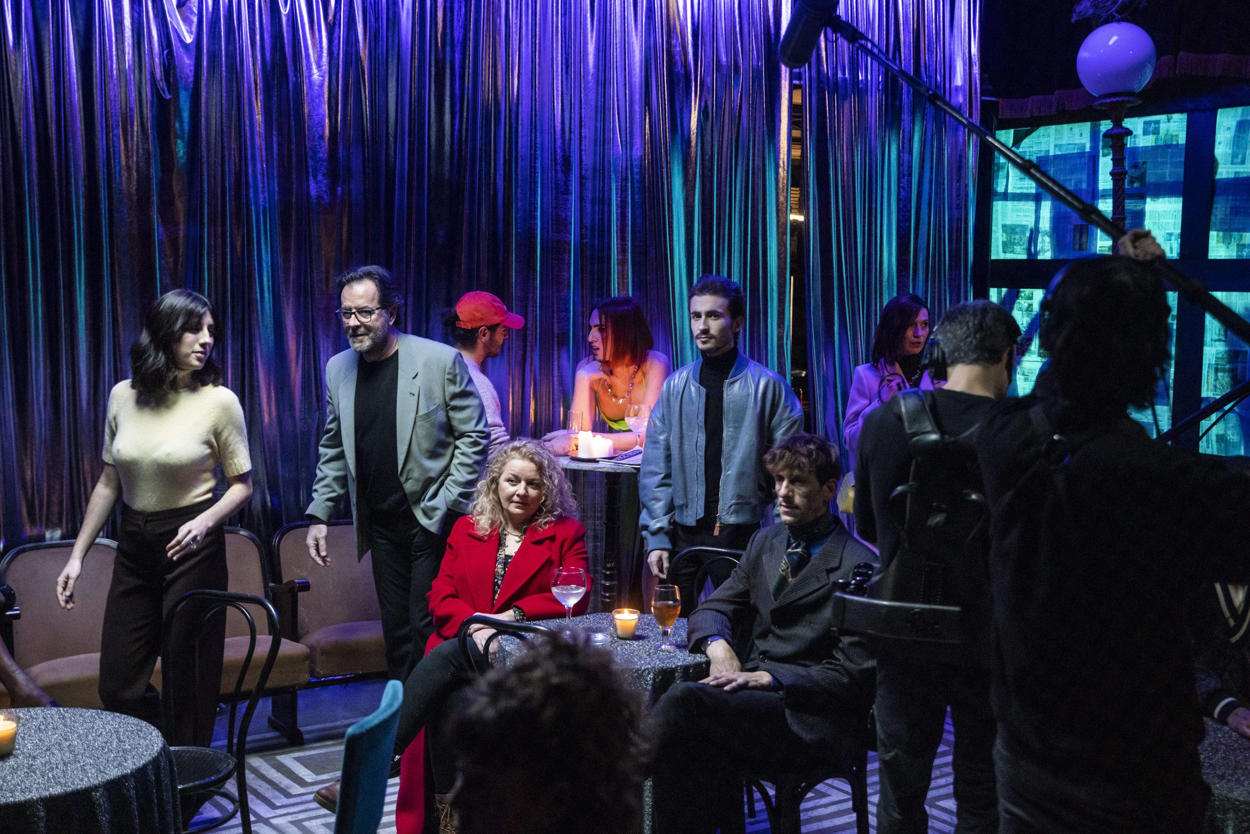 Espot dels Premis Gaudí rodat a El Siglo (director: Joan Galo, 2022). FOTO: Lali Puig