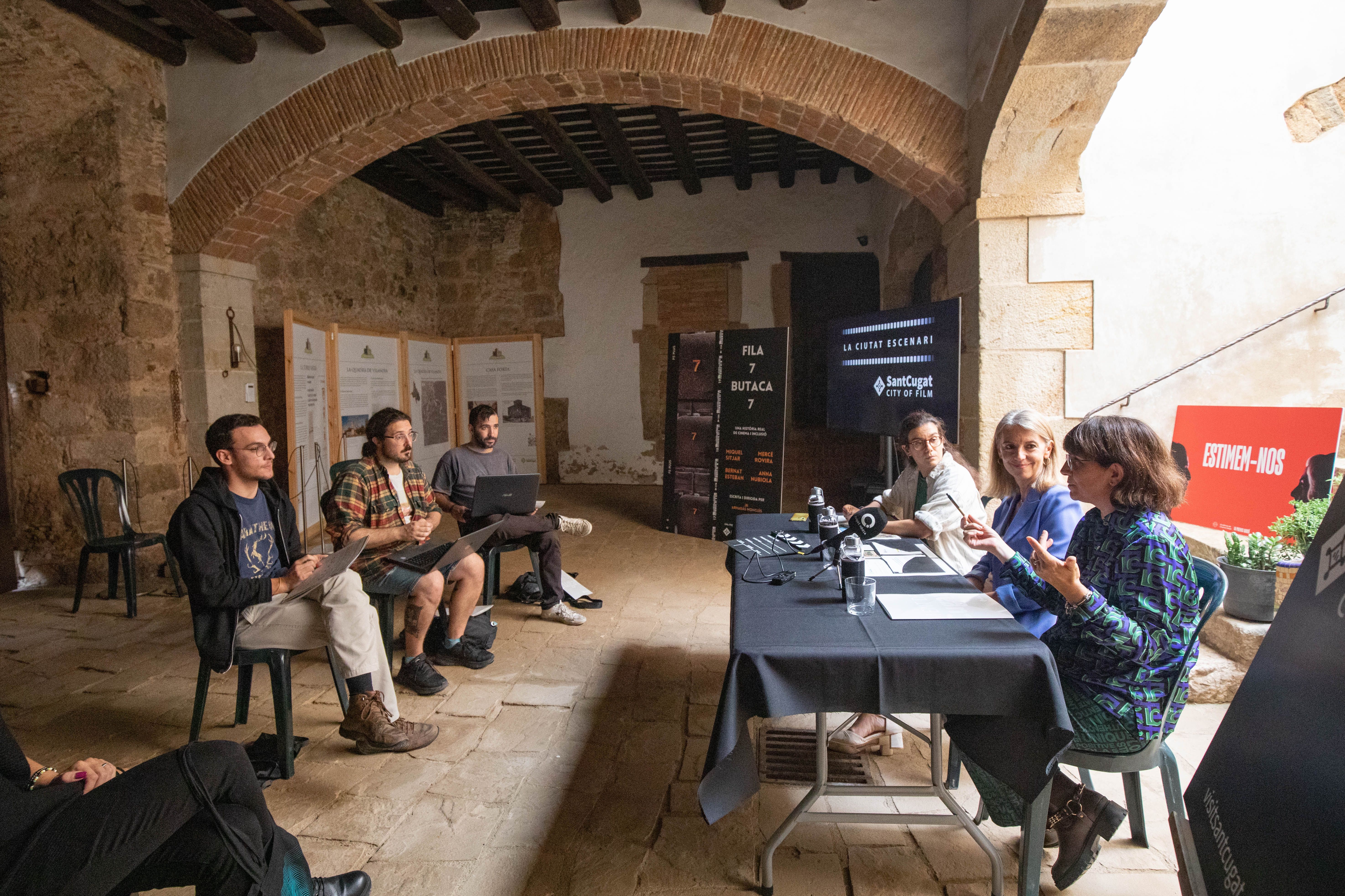 L'Ajuntament presenta Sant Cugat City of Film, una eina que ofereix assessorament sobre els tràmits i espais per fer rodatges a la ciutat, a la Torre Negra. FOTO: Arxiu