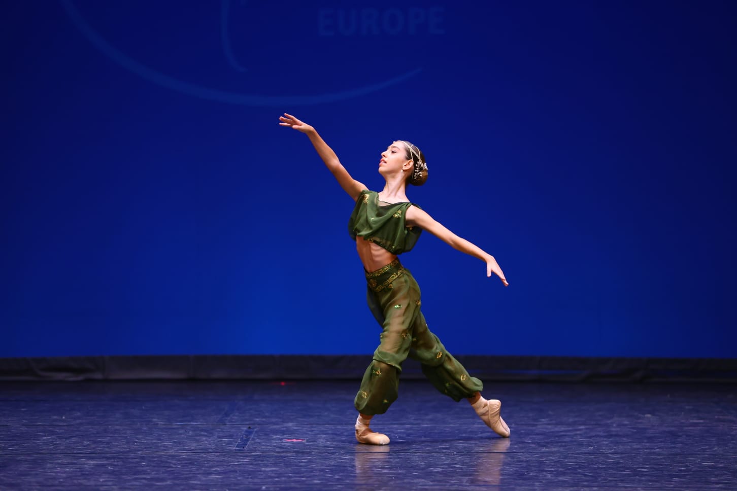 Mariona Espuny en un moment del concurs Youth American Grand Prix FOTO: LK Studio