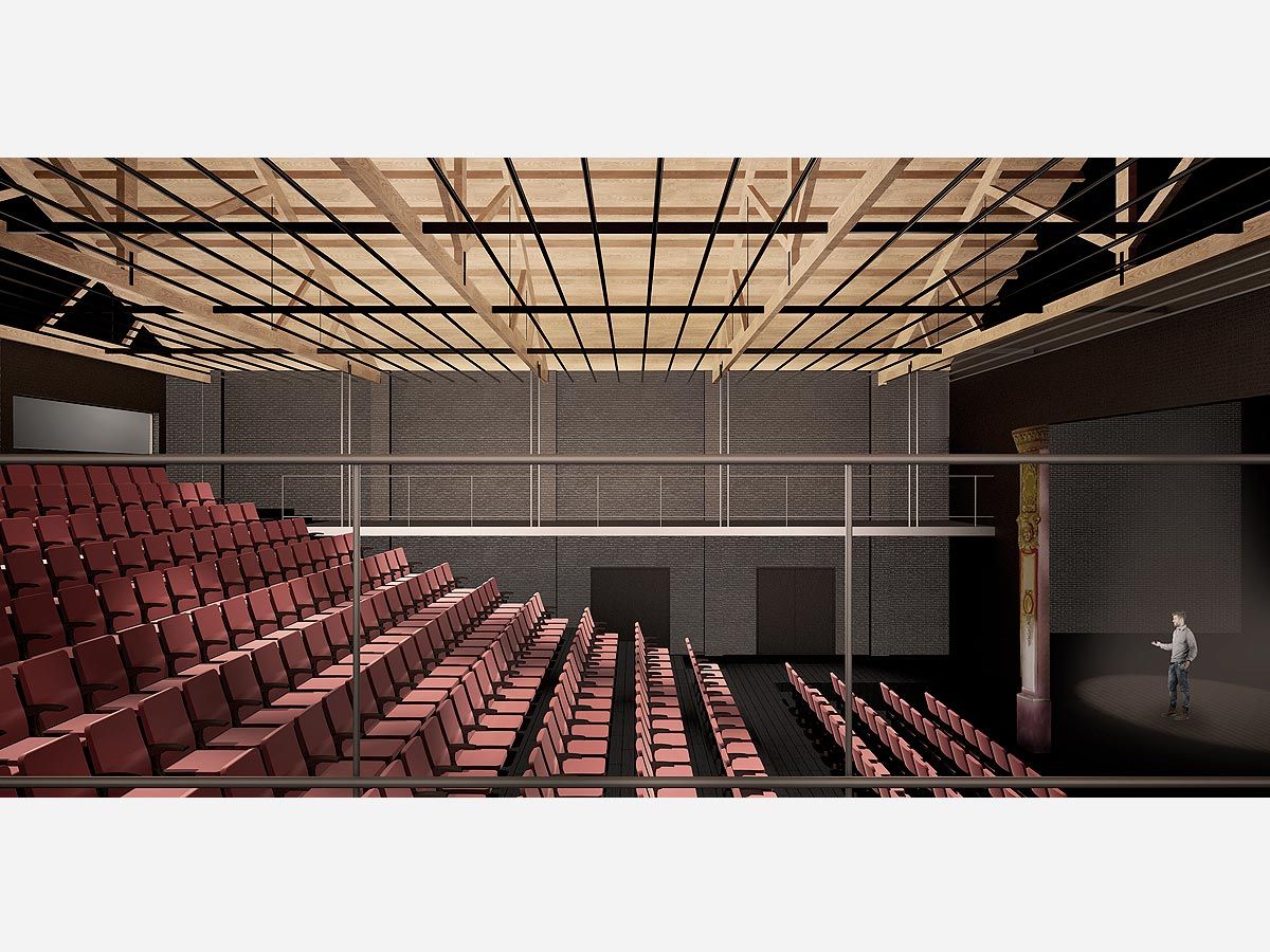 Així quedarà el nou espai de teatre a La Unió FOTO: Ajuntament