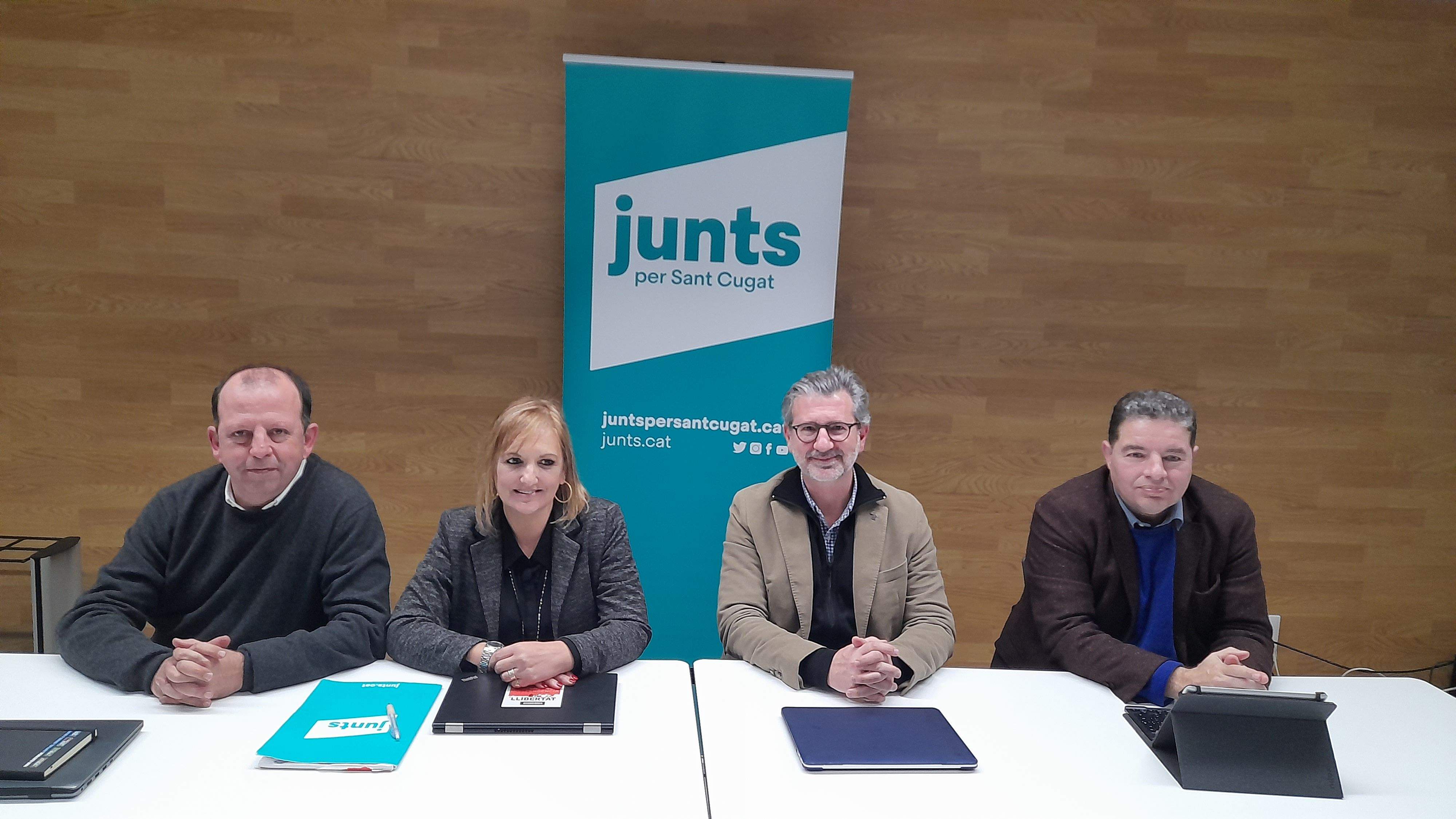 Carles Brugarolas, Núria Fernàndez, Josep Maria Vallès i Albert Salarich. FOTO: Cristina Cabasés