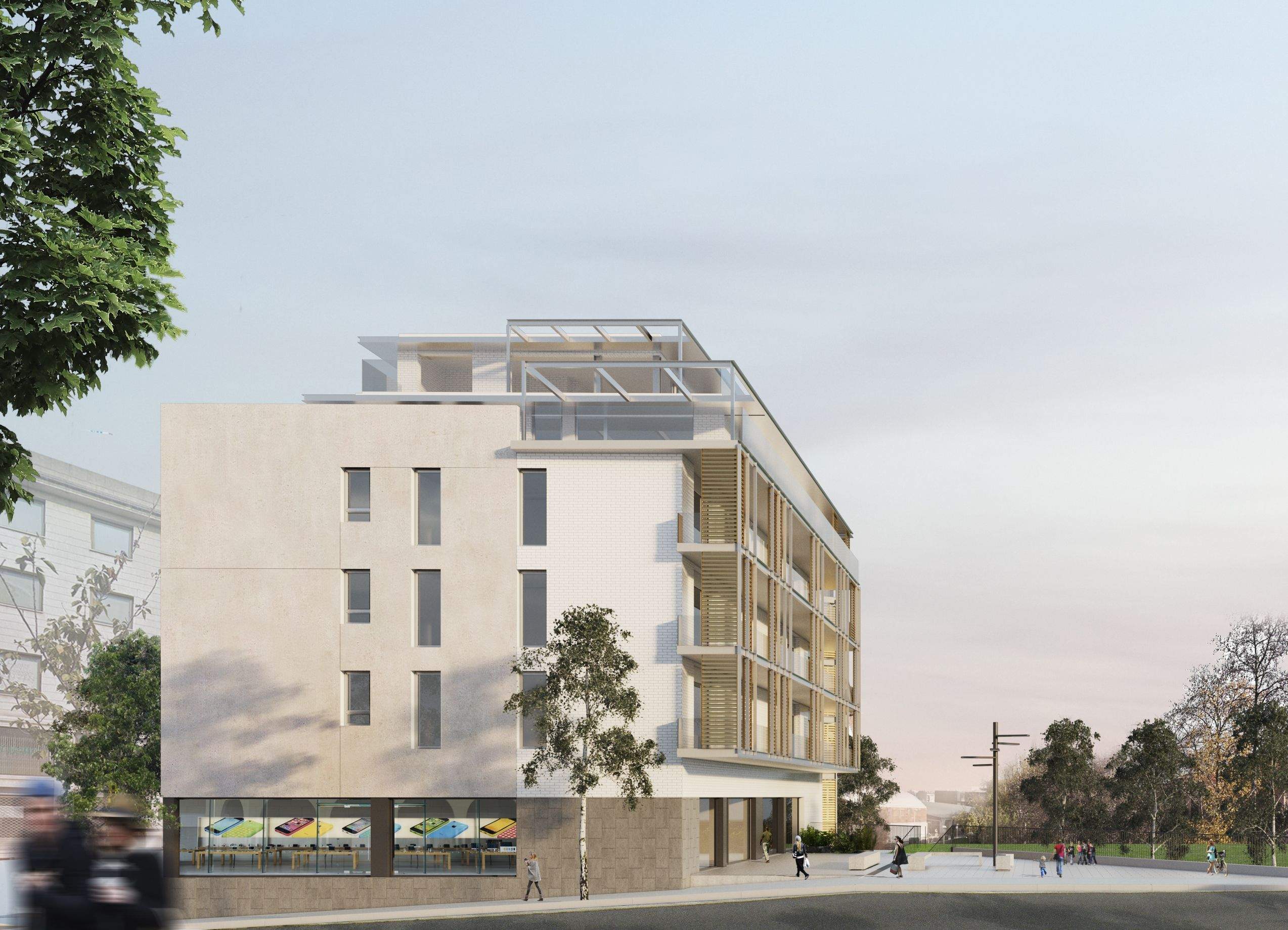 Renderització de la façana dels habitatges de Sant Cugat d'Uniq Residential. FOTO: Cedida