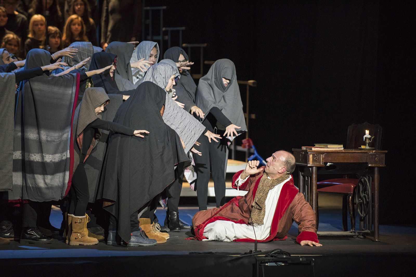 Un Nadal amb Mr. Scrooge. FOTO: Bernat Millet.