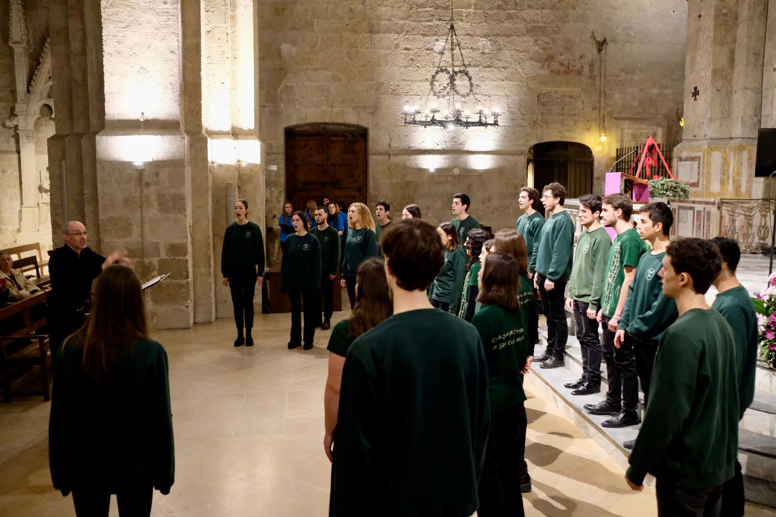 'Nadal a casa' al Monestir, d'Òmnium Cultural Sant Cugat. FOTO: Ale Gómez