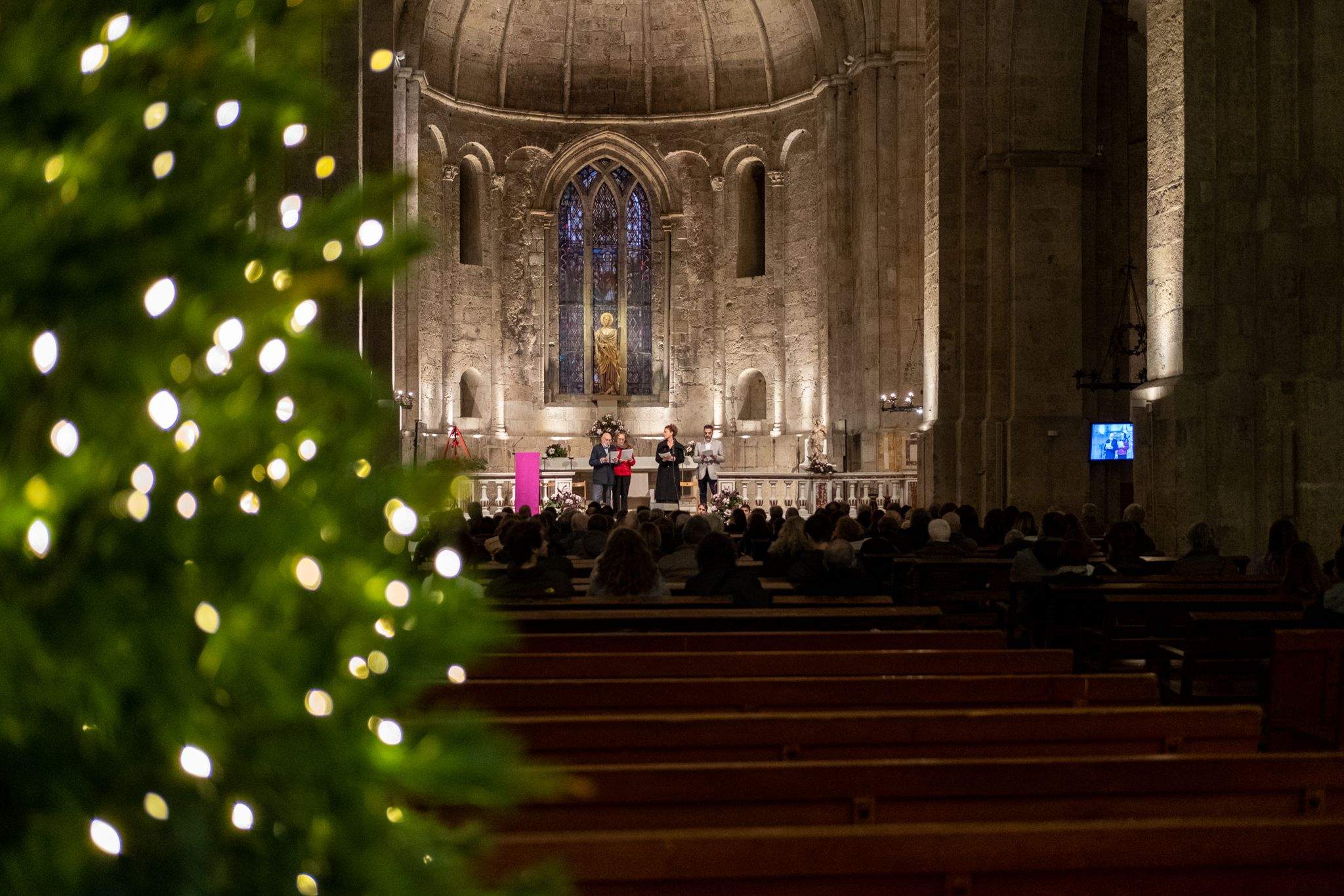 Nadal a Casa d'Òmnium Cultural, l'any anterior. FOTO: Ale Gómez