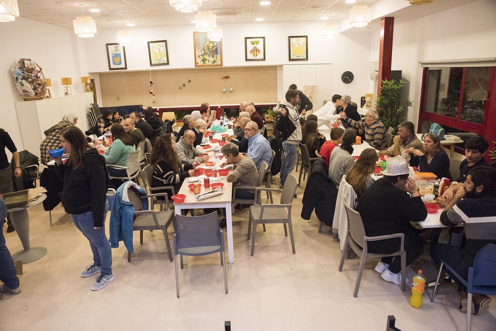 Sopar de Carmanyola i Quinto de Nadal de Les Planes. FOTO: Bernat Millet.