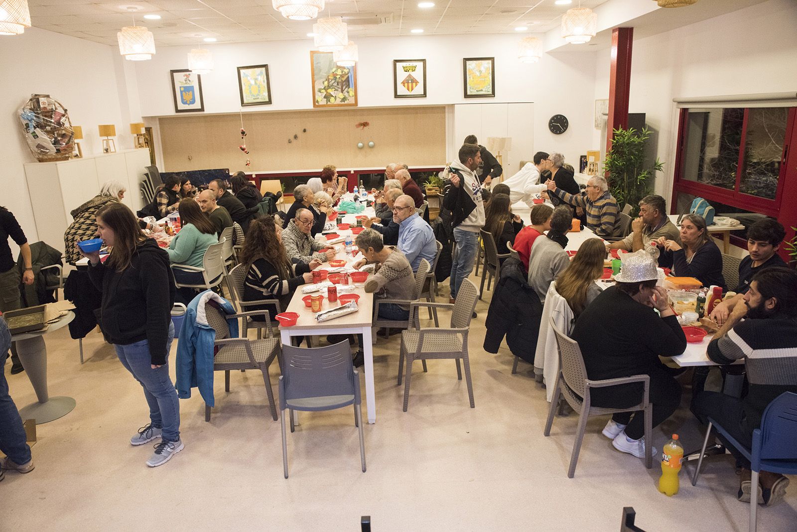 Sopar de Carmanyola i Quinto de Nadal de Les Planes. FOTO: Bernat Millet.