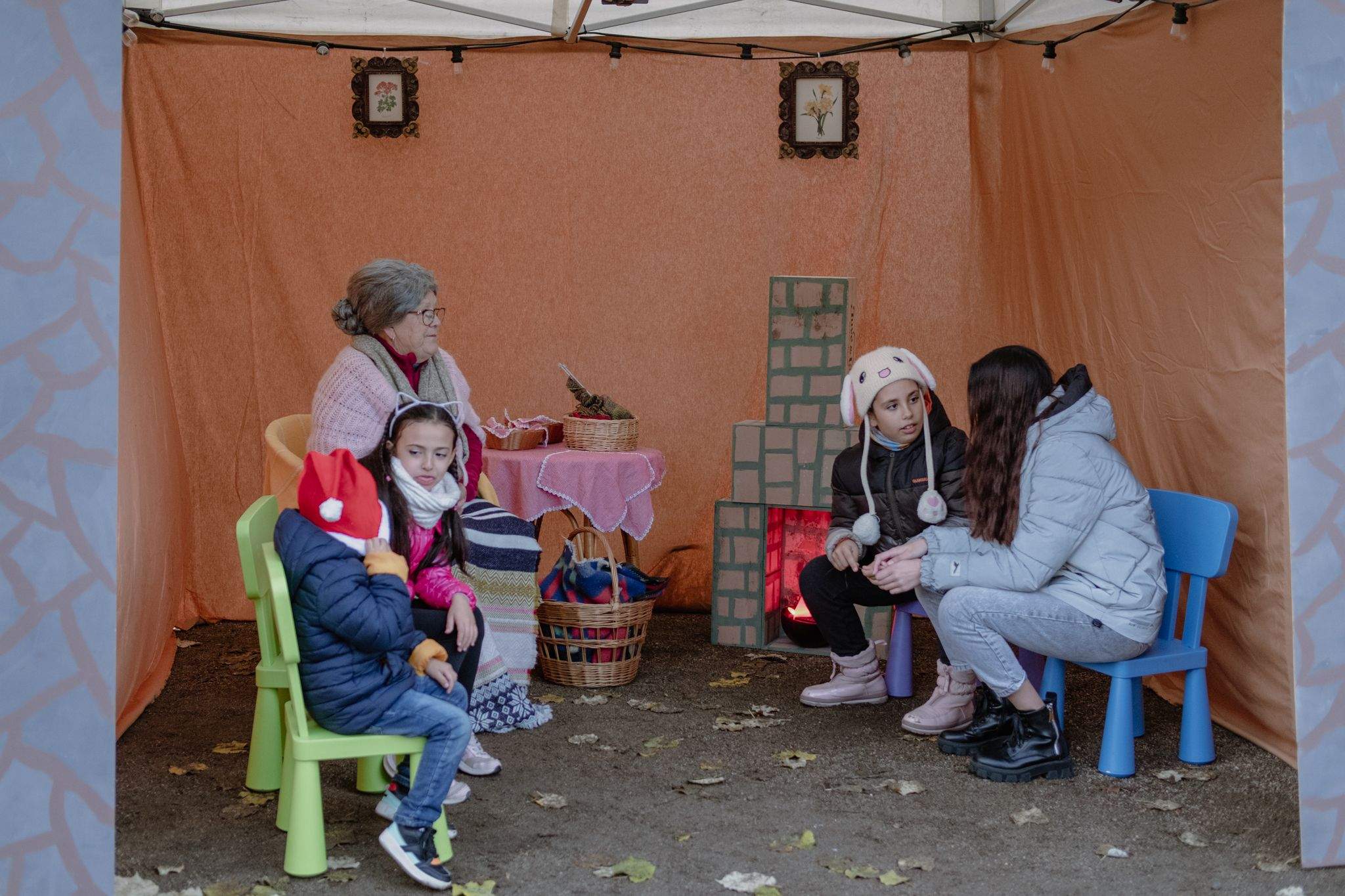 Pessebre vivent participatu a Sant Francesc FOTO: Ale Gómez