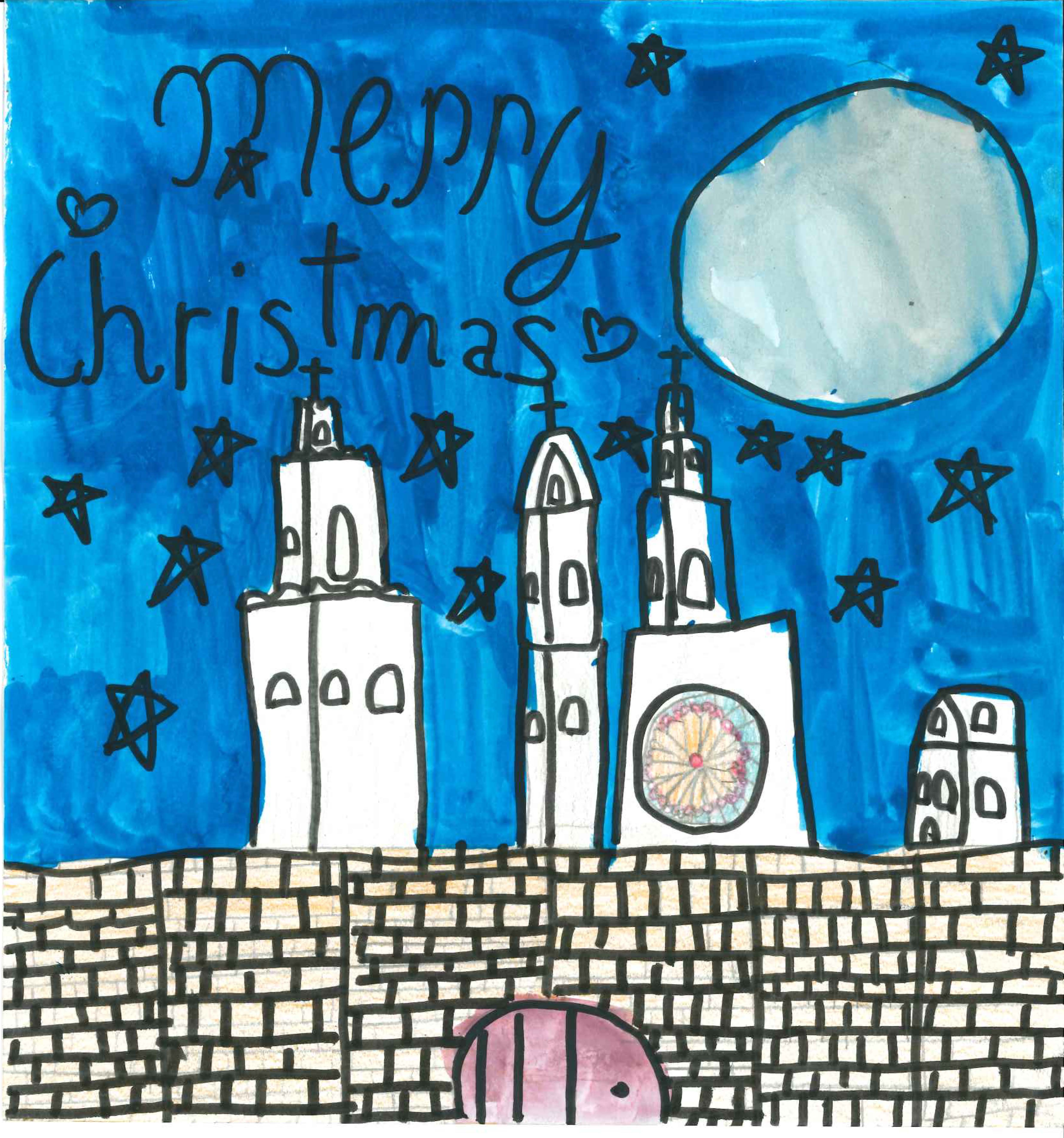 Escola La Vall - Postal 3