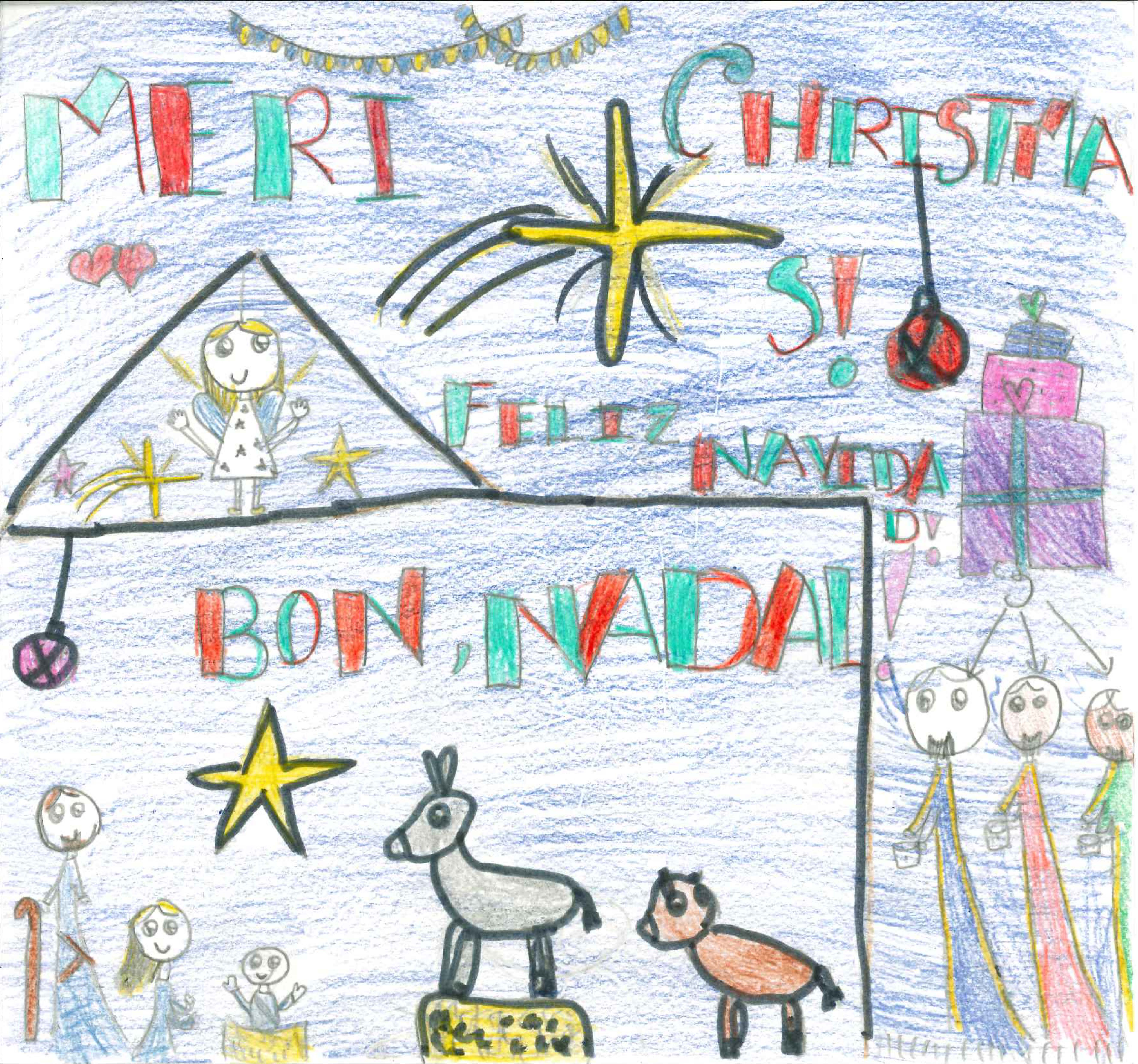 Escola La Vall - Postal 12