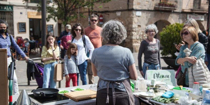 Cuinada d'aprofitament amb Rosa Montoriol. FOTO: Ateneu