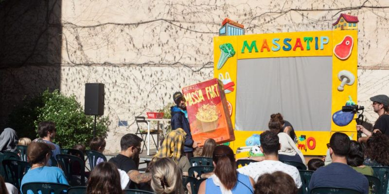 Espectacle infantil, 'Massa Tip', per reflexionar sobre el malbaratament alimentari. FOTO: Ateneu
