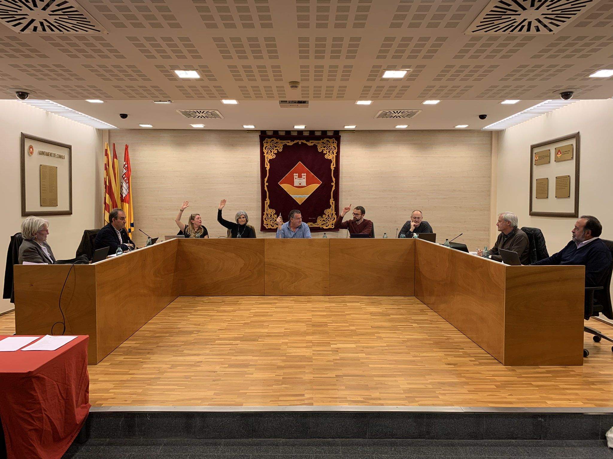 Votació del pressupost de l'EMD de Valldoreix 2023. FOTO: EMD de Valldoreix