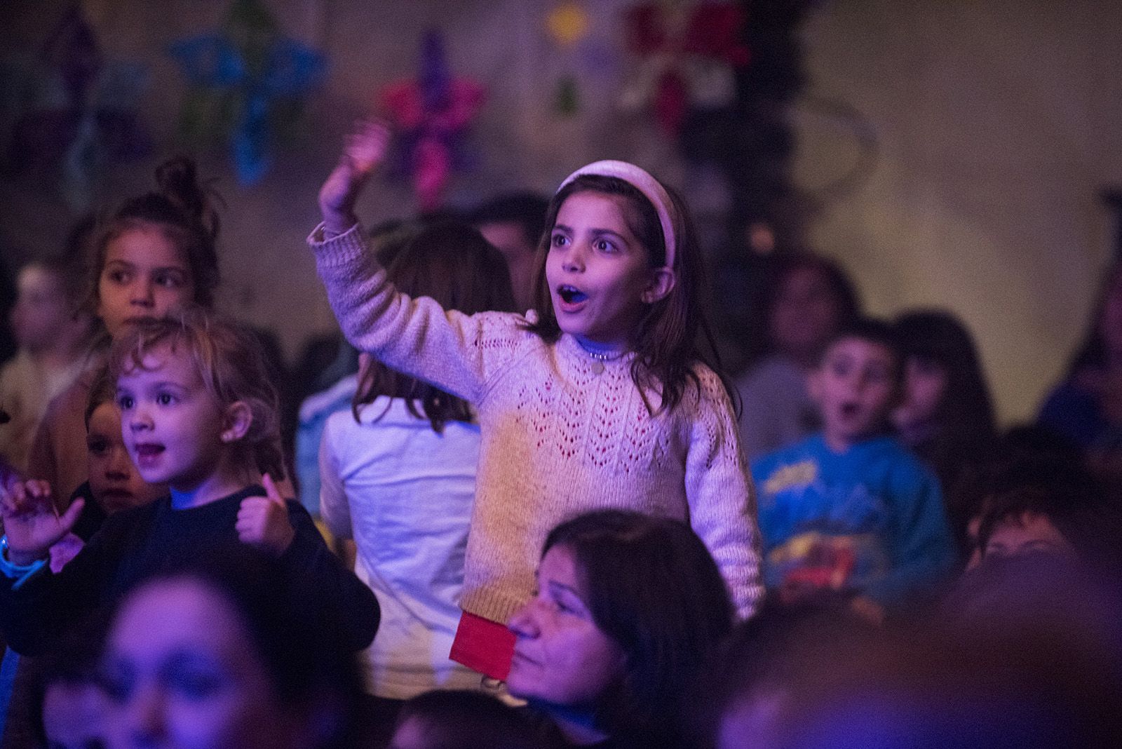 Gran festa d'inauguració de Nadal de l'Envelat. FOTO: Bernat Millet.