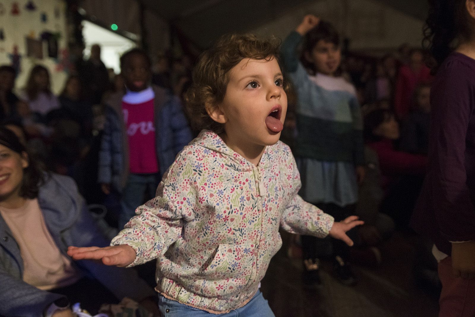 Gran festa d'inauguració de Nadal de l'Envelat. FOTO: Bernat Millet.