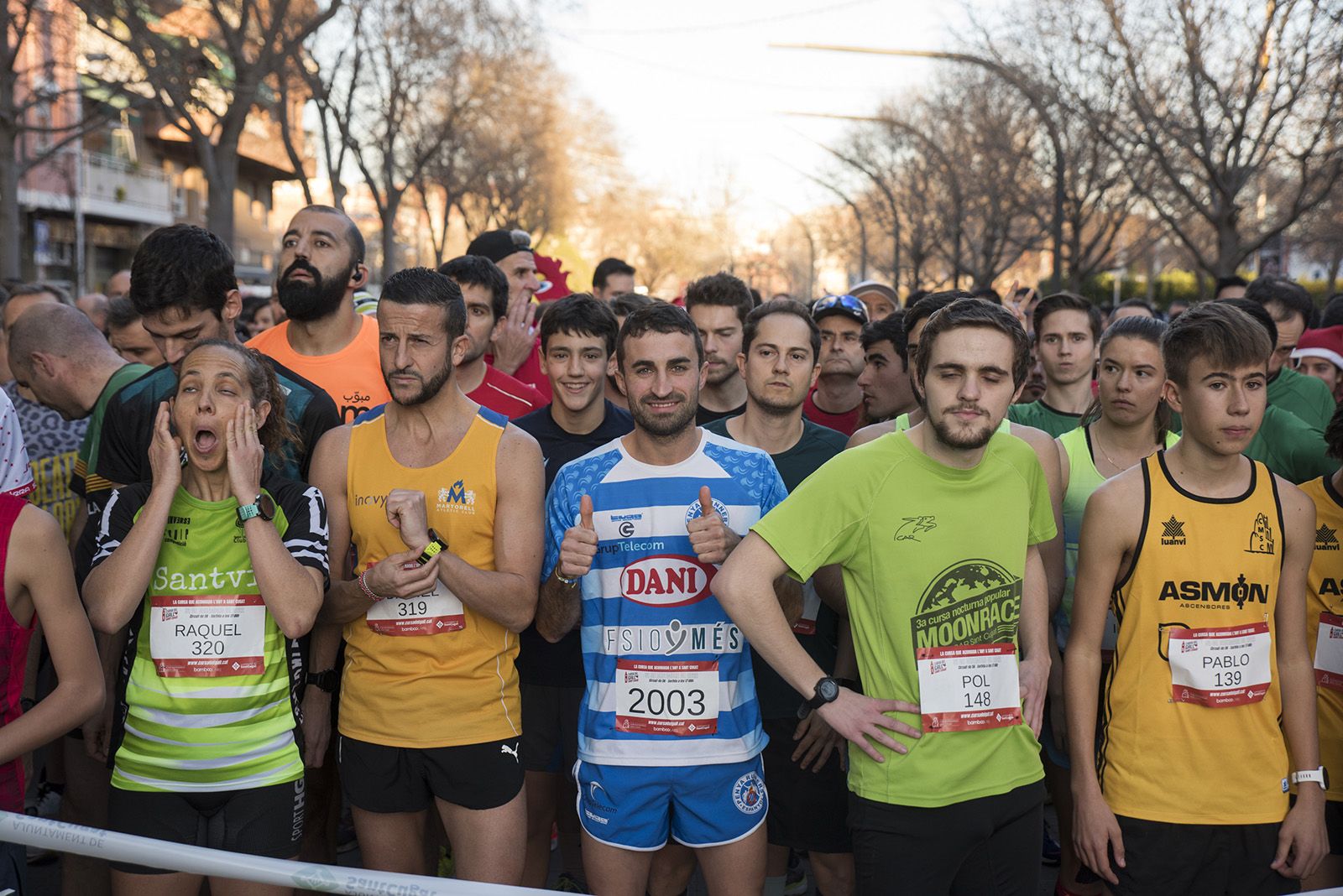 Tret de sortida de la 2a Cursa del Gall de 5k. FOTO: Bernat Millet.