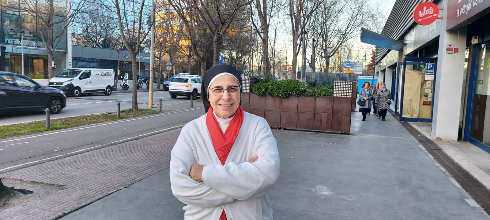 Sor Lucia Caram, monja dominica a Sant Cugat per impartir una conferència de l'Aula d'Extensió Universitària. FOTO: TOT
