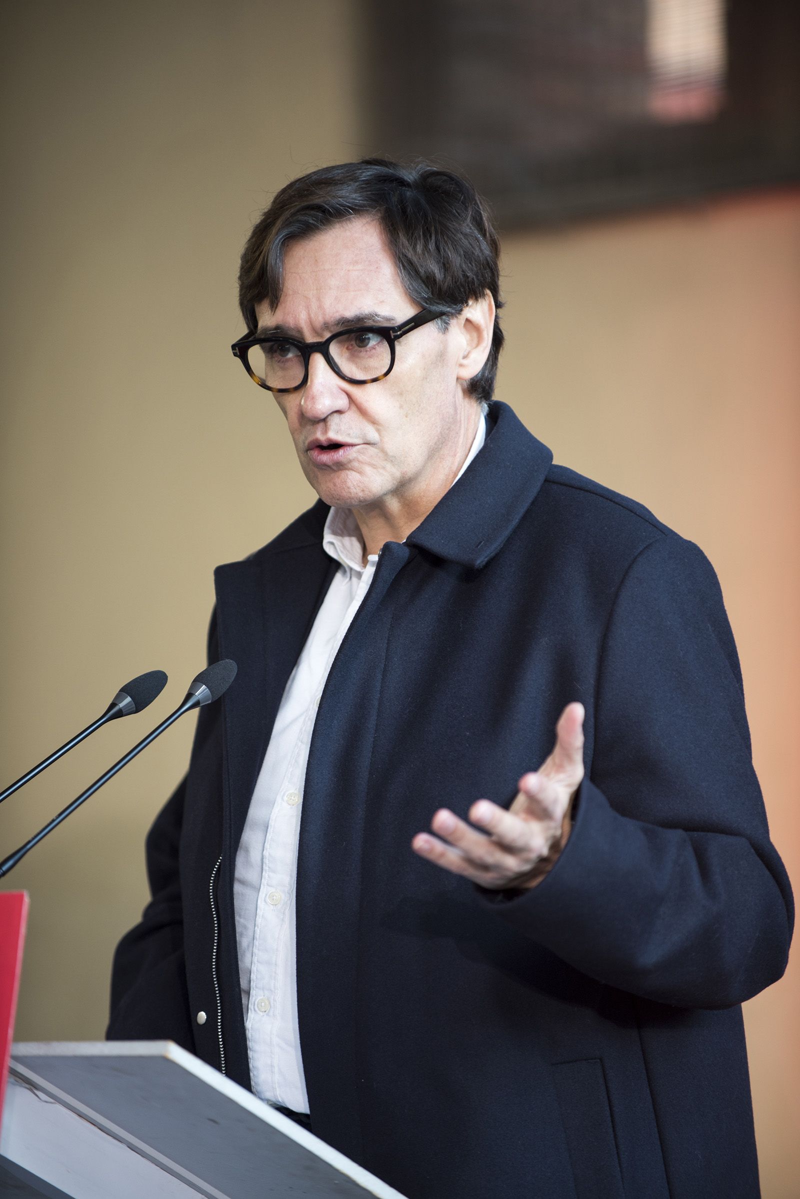 Presentació de Pere Soler com a candidat del PSC a l'alcaldia de Sant Cugat. FOTO: Bernat Millet.