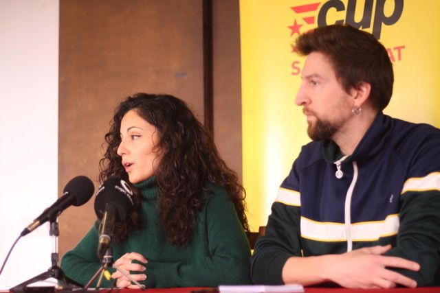 Ariadna Sierra i Marco Simarro de la CUP Sant Cugat.