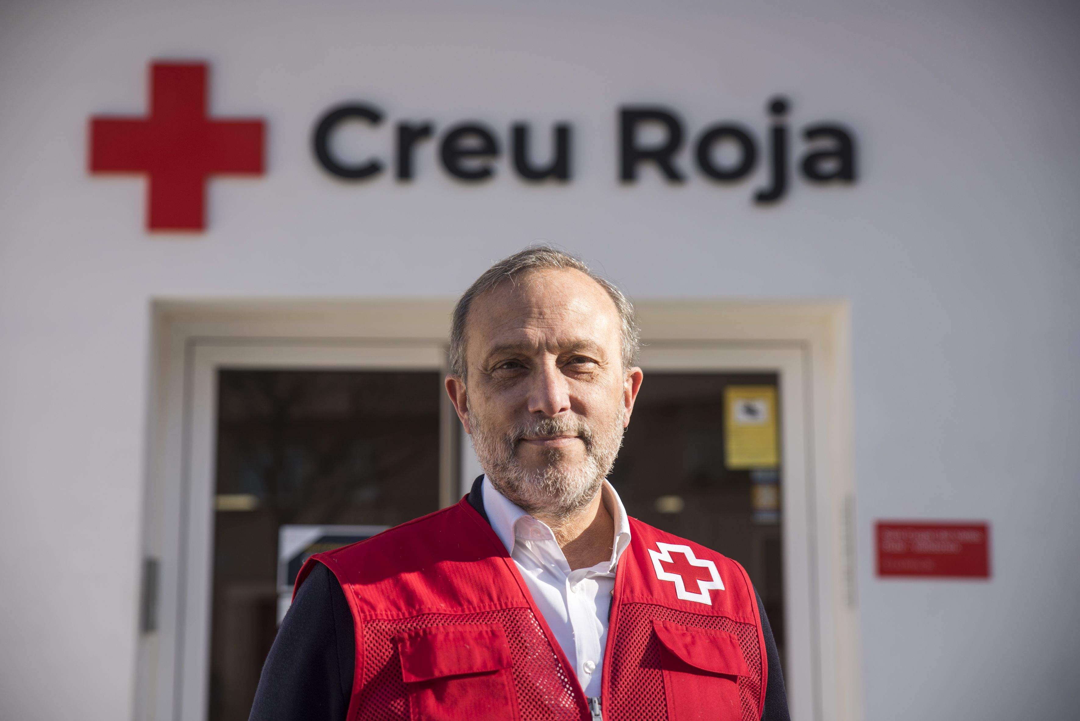 Lluis Carreras, president de Creu Roja Sant Cugat - Rubi - Valldoreix FOTO: Bernat Millet
