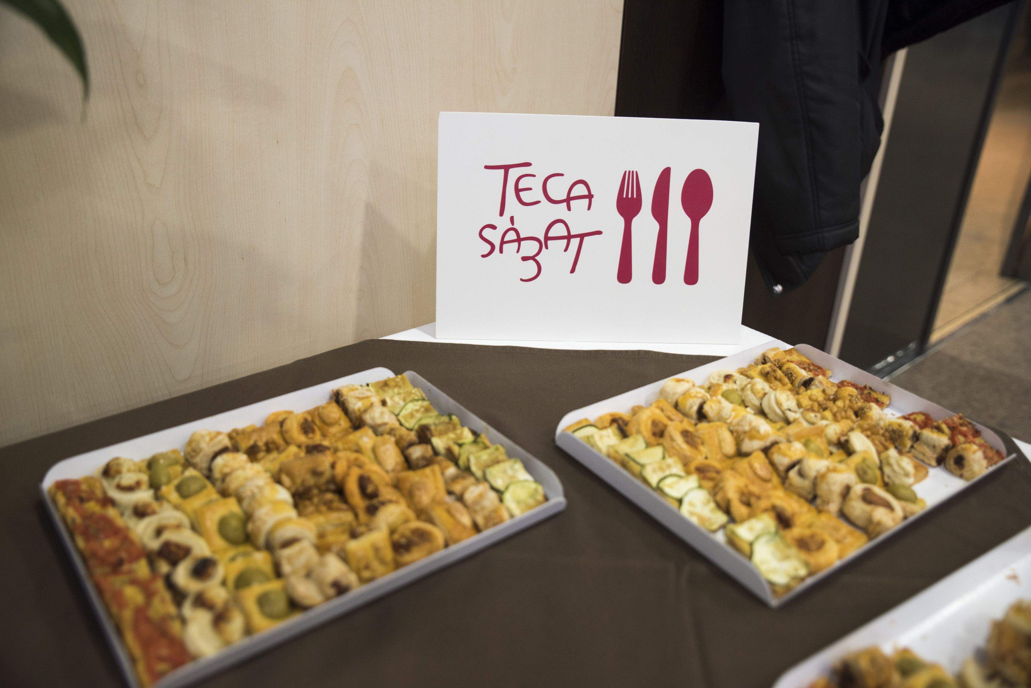 Teca Sabat a càrrec del càtering. FOTO: Bernat Millet