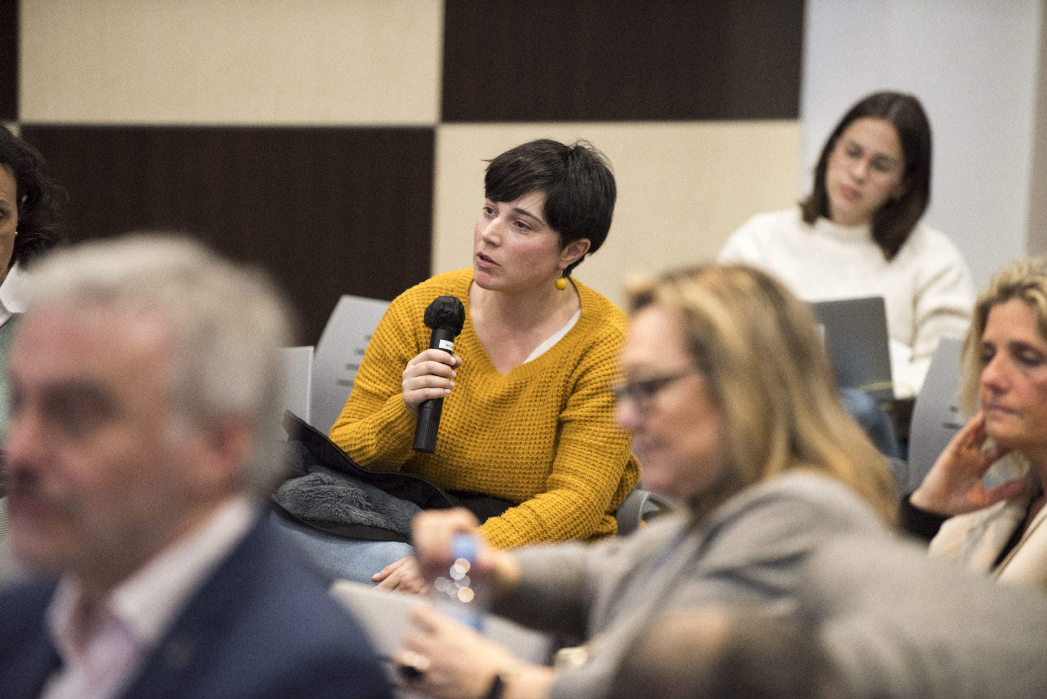 Ronda de preguntes a les ponents. FOTO: Bernat Millet