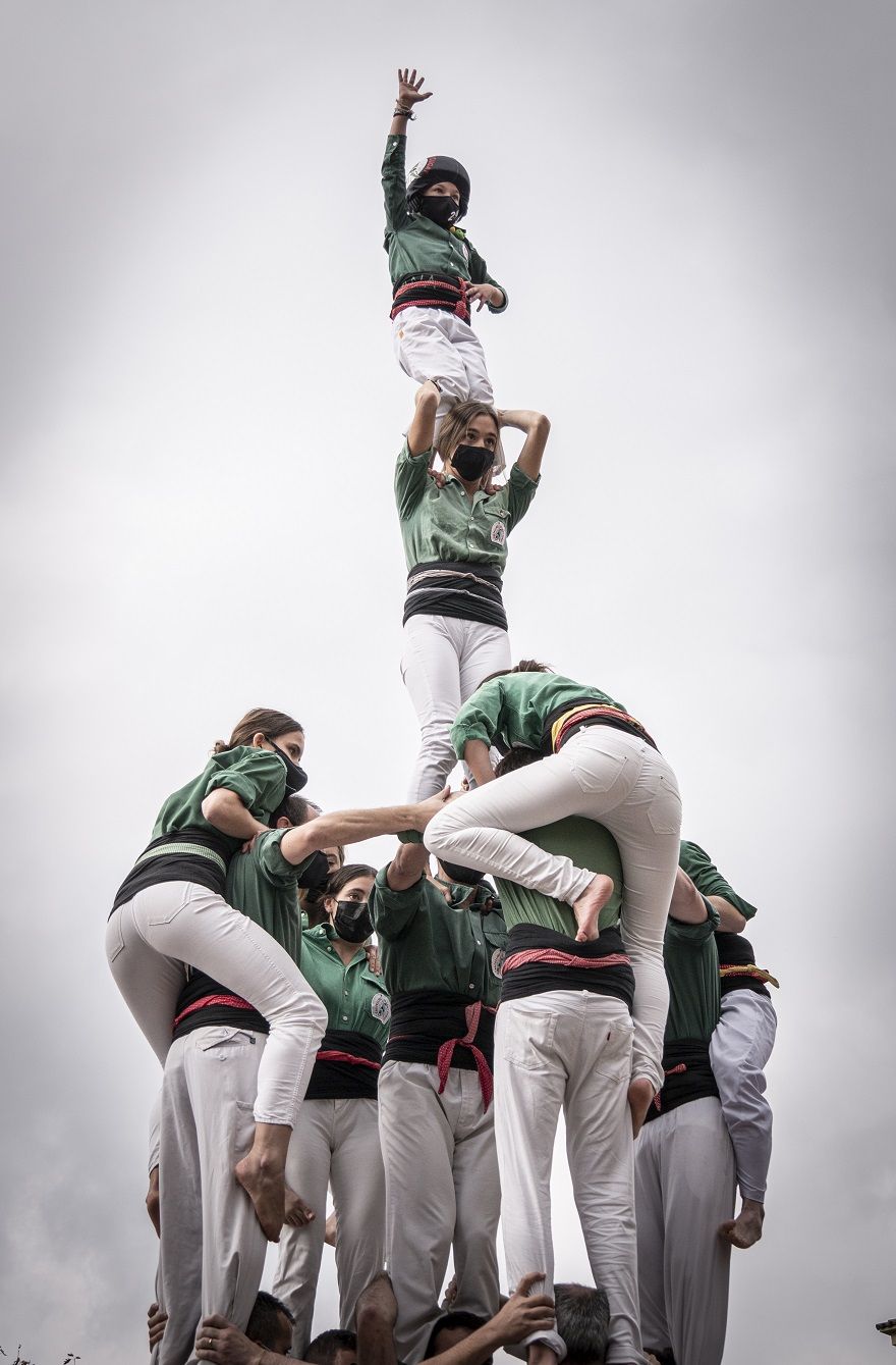 Els Castellers de Sant Cugat. FOTO: Cedida