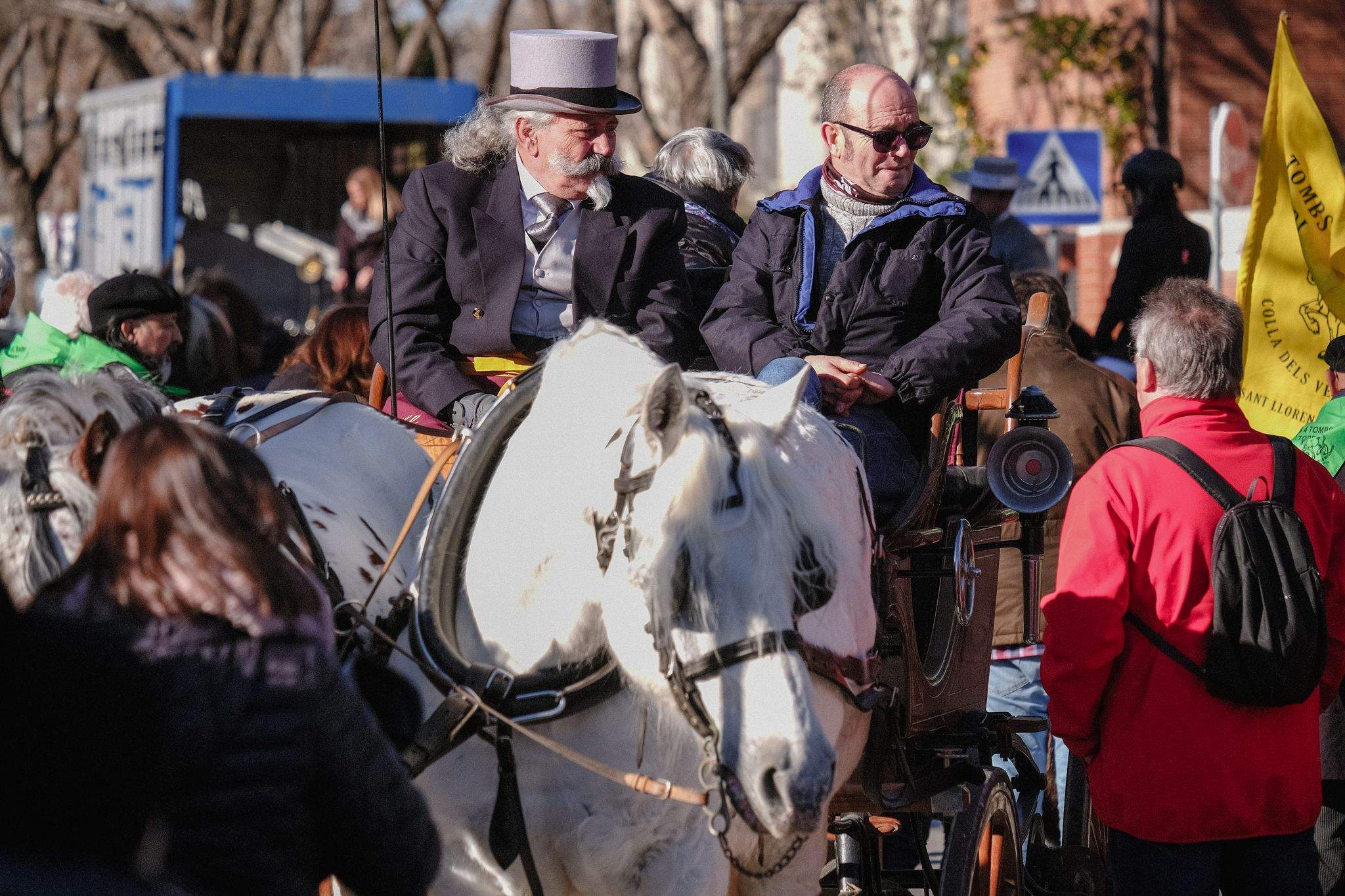 Inici de la Rua del Tres Tombs. FOTO: Ale Gómez