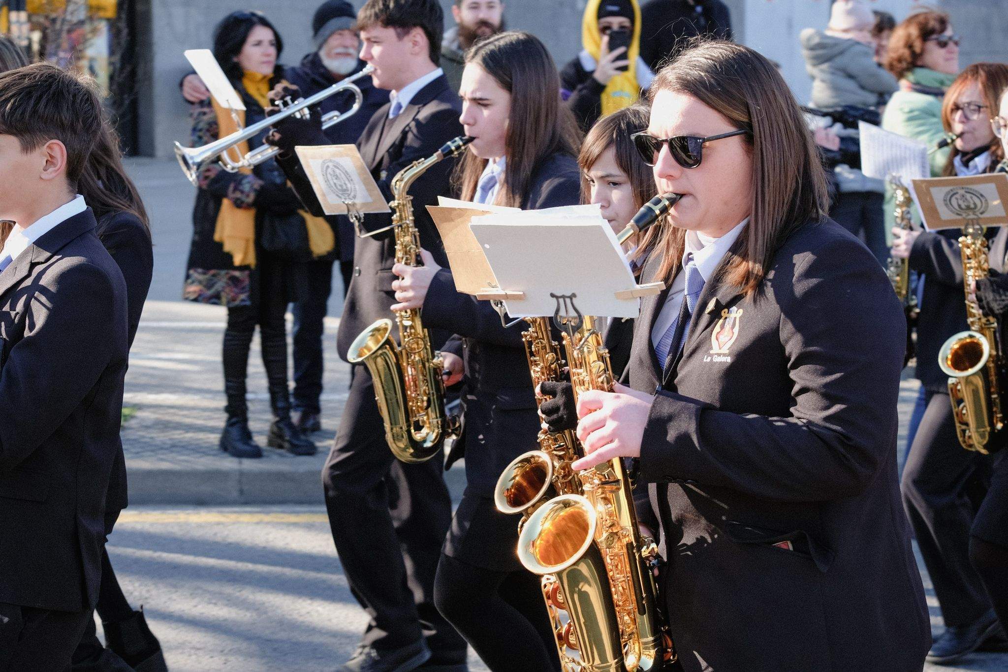 Acompanyament de la Banda de Música Sant Llorenç de La Galera. FOTO: Ale Gómez