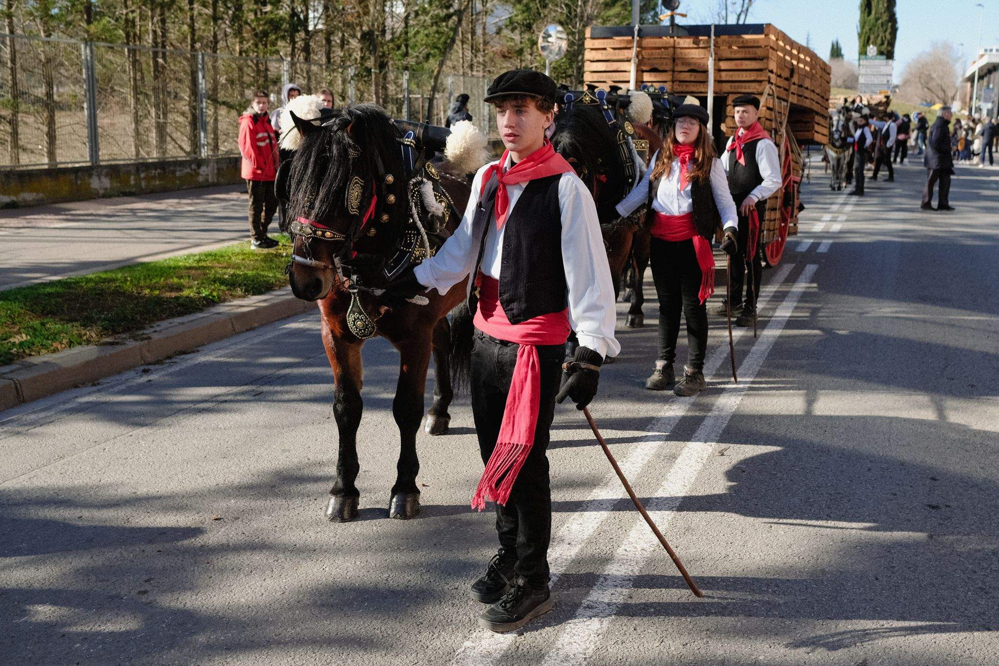 Inici de la Rua del Tres Tombs. FOTO: Ale Gómez