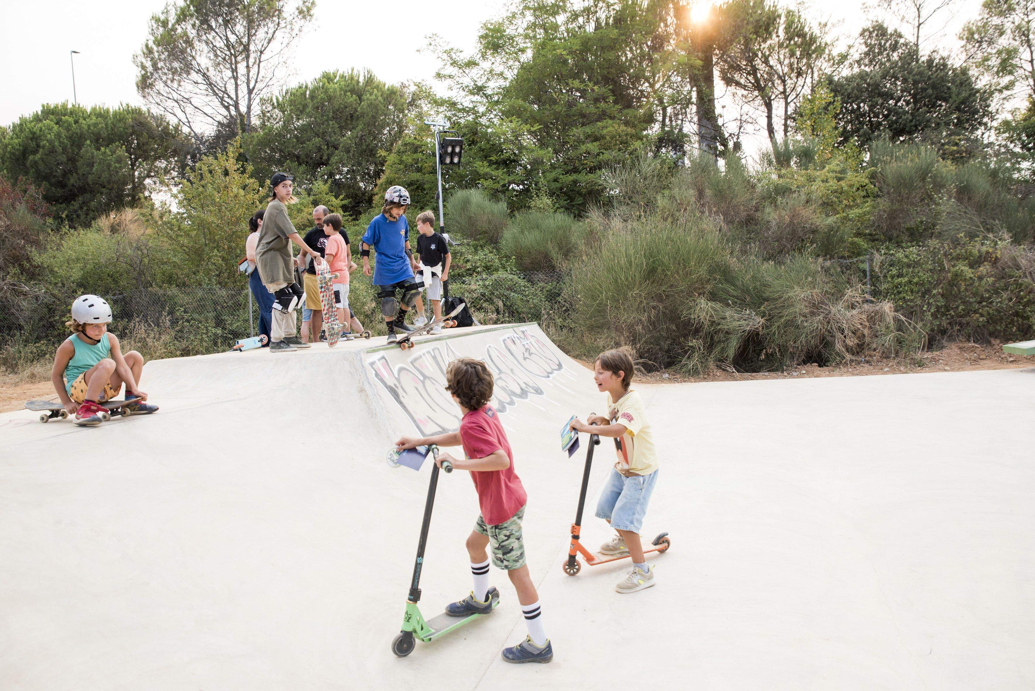 Els joves han votat als pressupostos municipals que volen un espai per fer Parkour. FOTO: Bernat Millet.