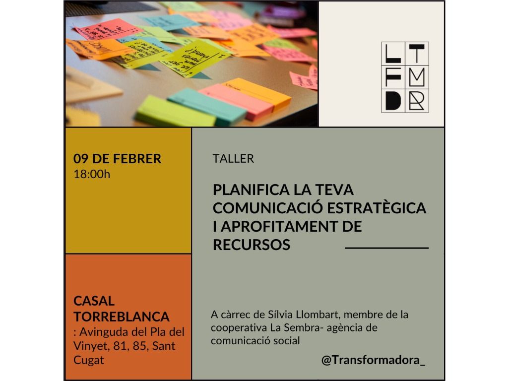 Cartell del Taller