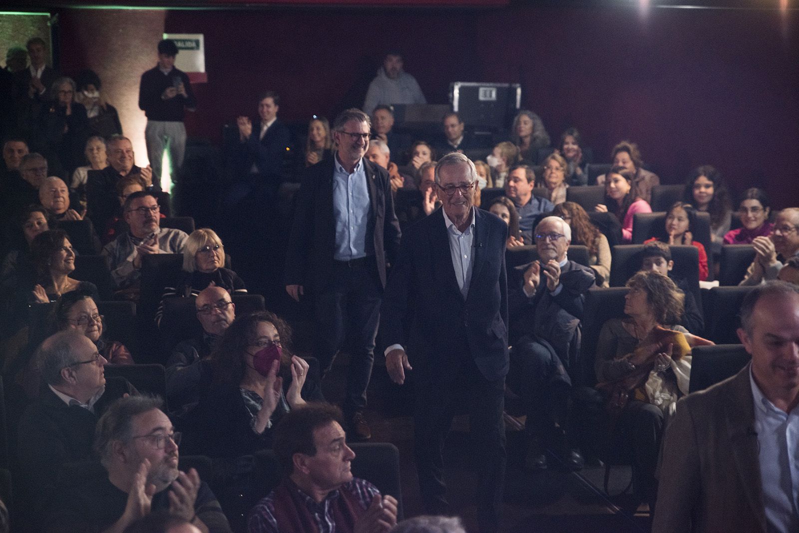 Presentació de l'alcaldable de junts Josep Maria Vallès per les eleccions municipals. FOTO: Bernat Millet.