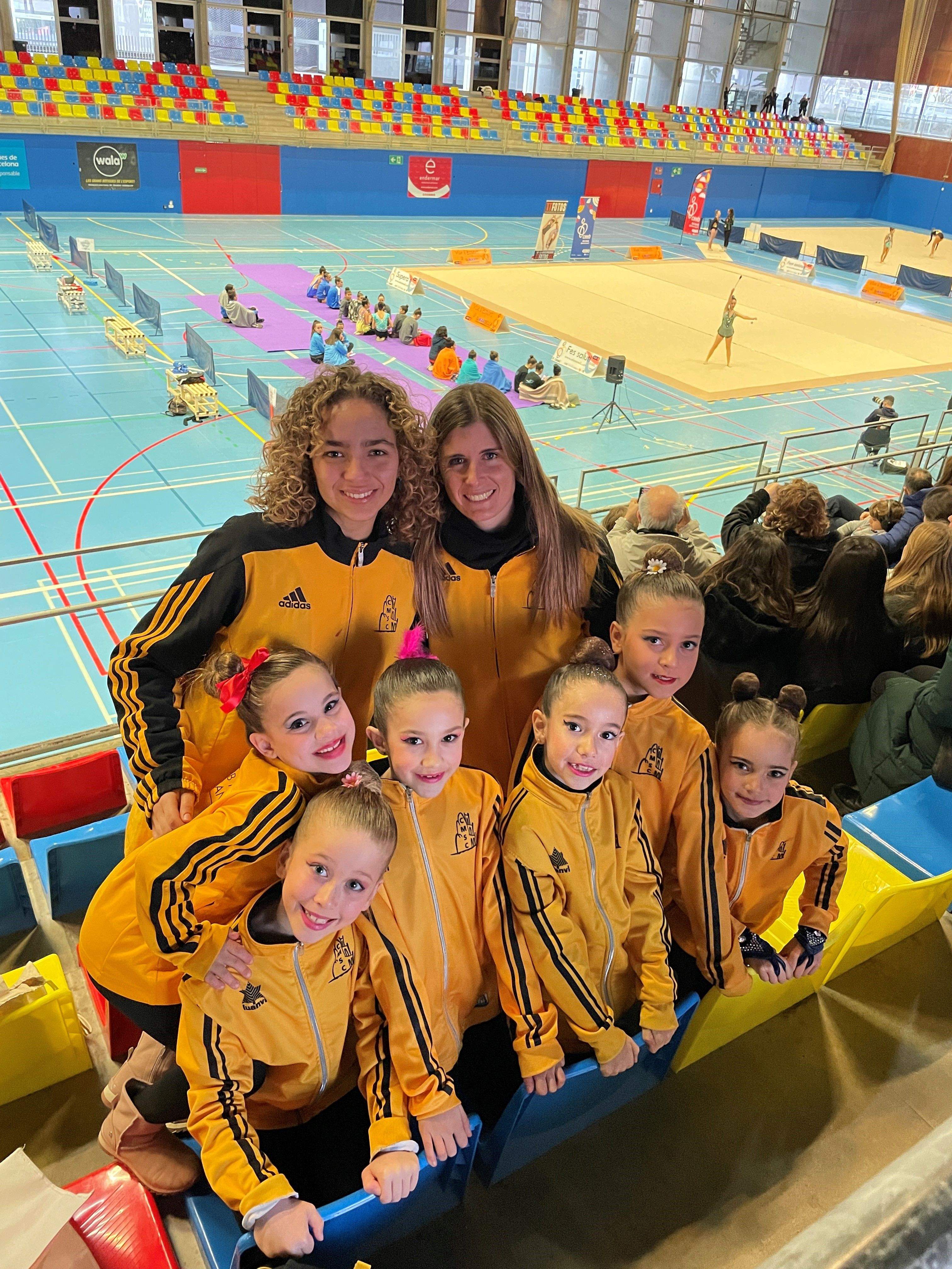 El Club Muntanyenc Sant Cugat en la 1a Fase Individual del Consell Escolar de Barcelona. FOTO: Cedida