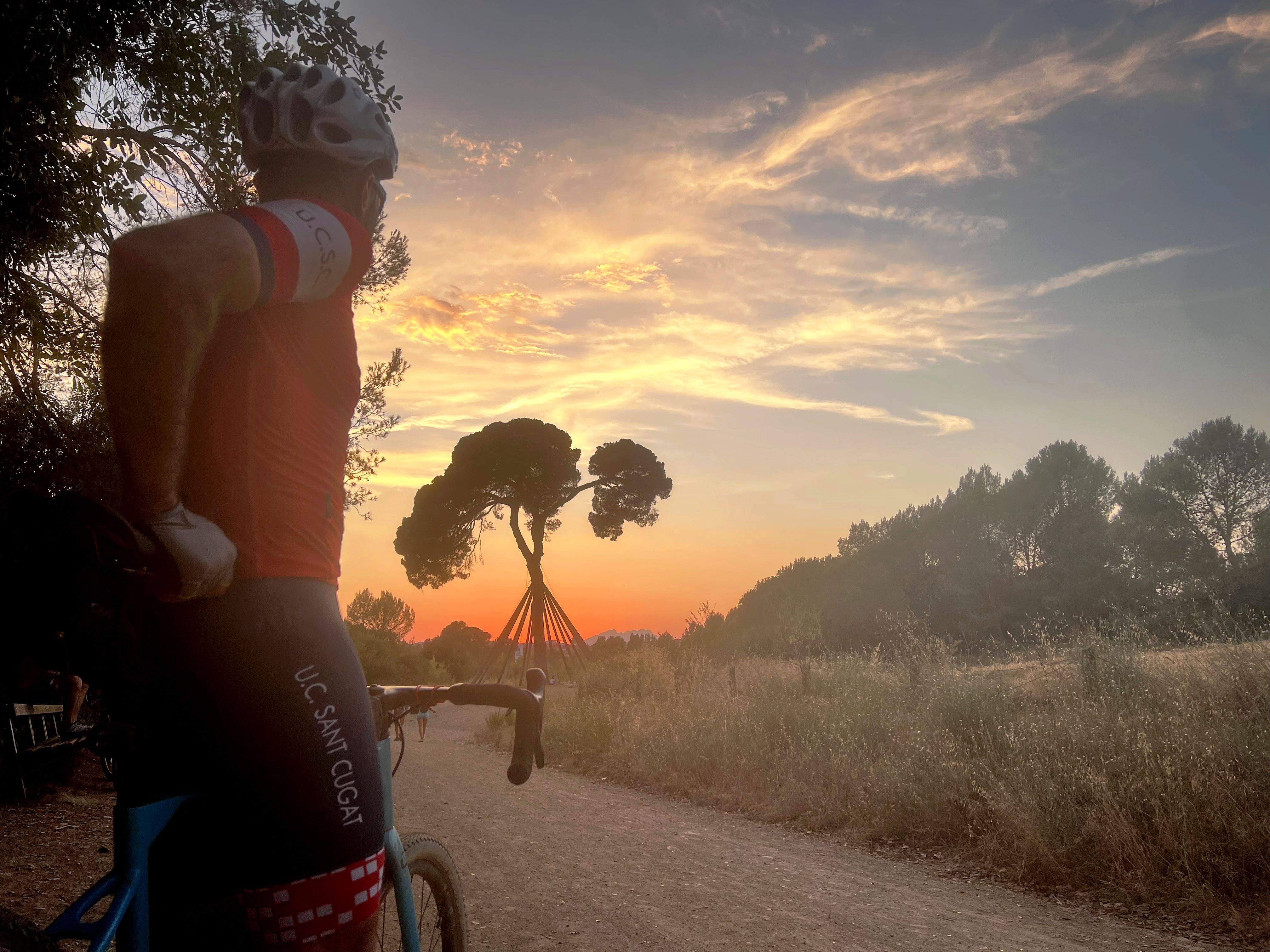 El grup de Gravel de la Unió Ciclista Sant Cugat. FOTO: Cedida
