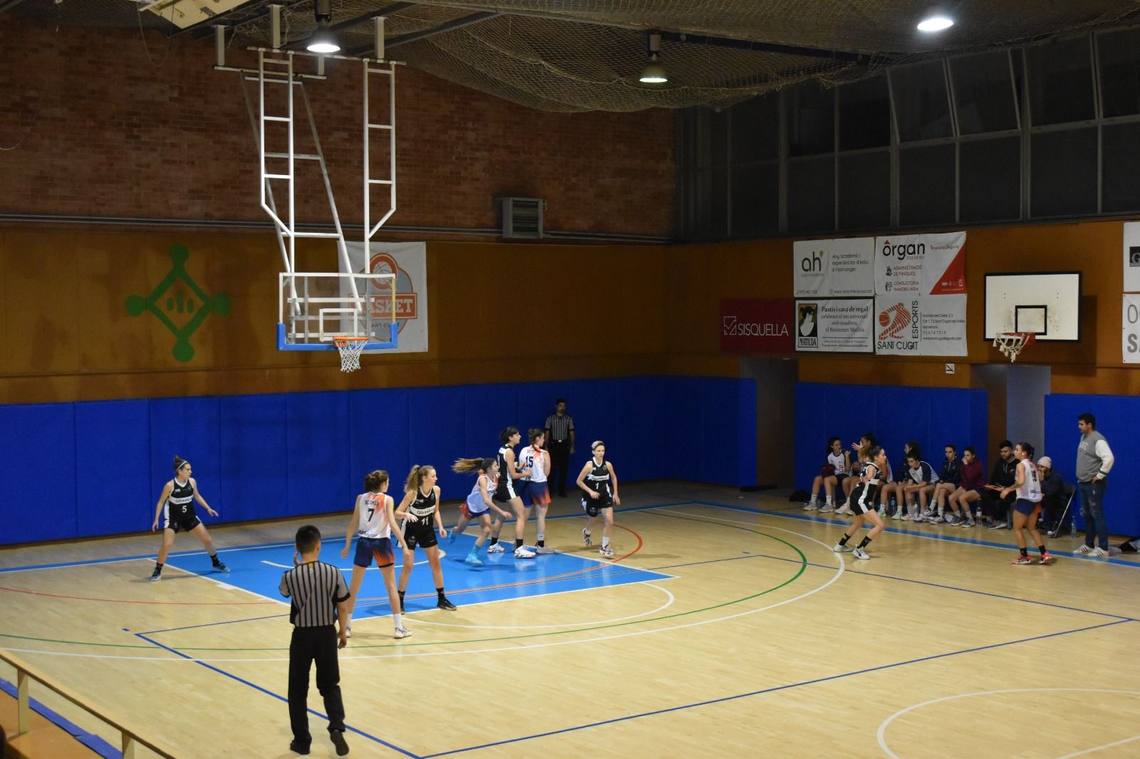 El Qbasket Sant Cugat perd i és antepenúltim de la classificació. FOTO: Cedida