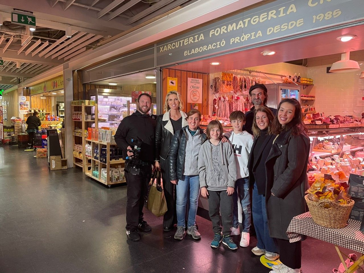 Judith Mascó a la xarcuteria Cristòbol FOTO: Cedida 