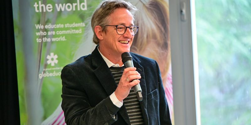 Martin Getz, coordinador del programa Erasmus+ de l'Agora Sant Cugat International School. FOTO: Ajuntament