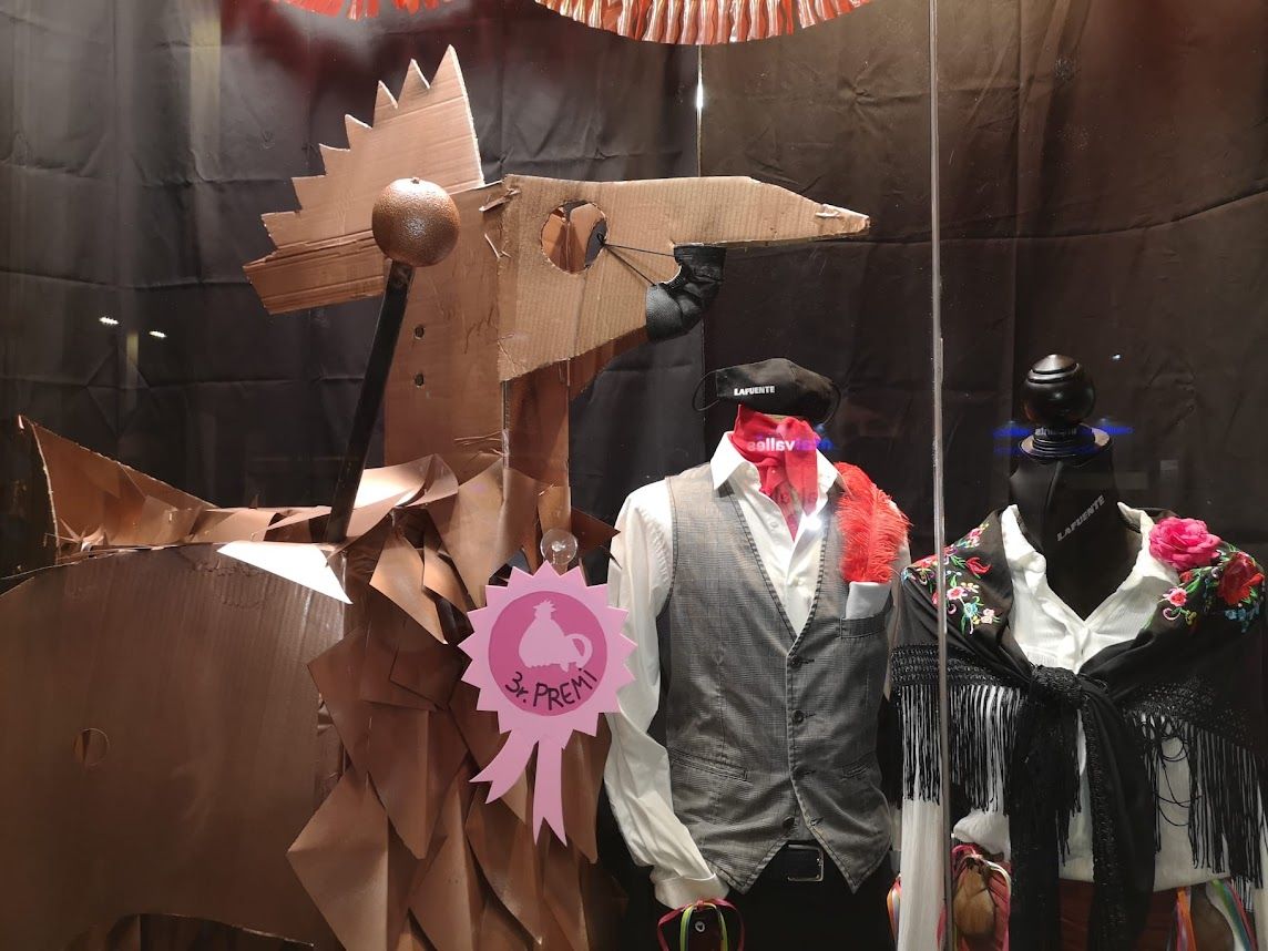 Un dels aparadors d'una altra edició FOTO: Bernat Millet