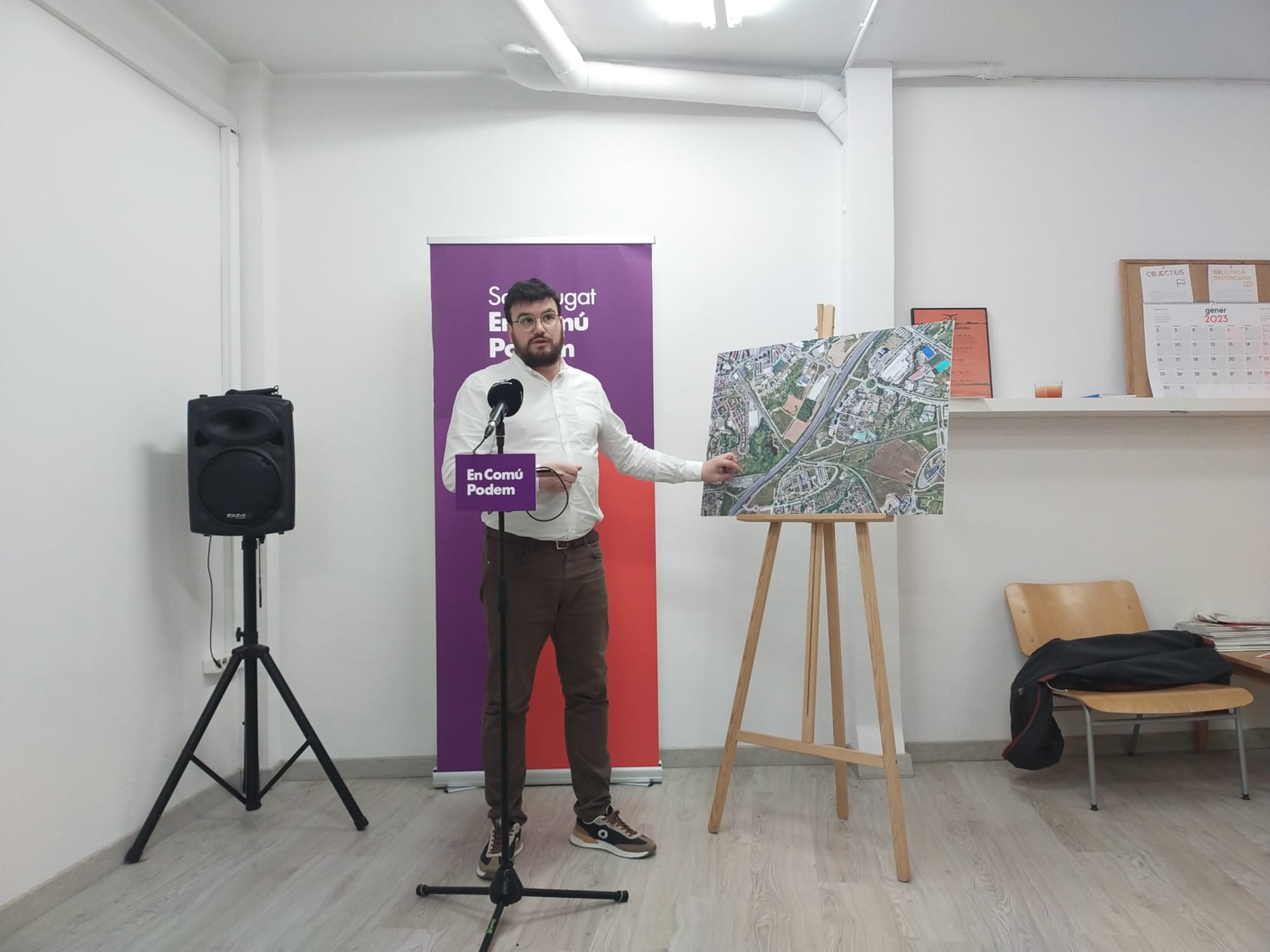 Ramón Gutiérrez, candidat a alcaldable de Sant Cugat En Comú Podem. FOTO: Nielo Ballart