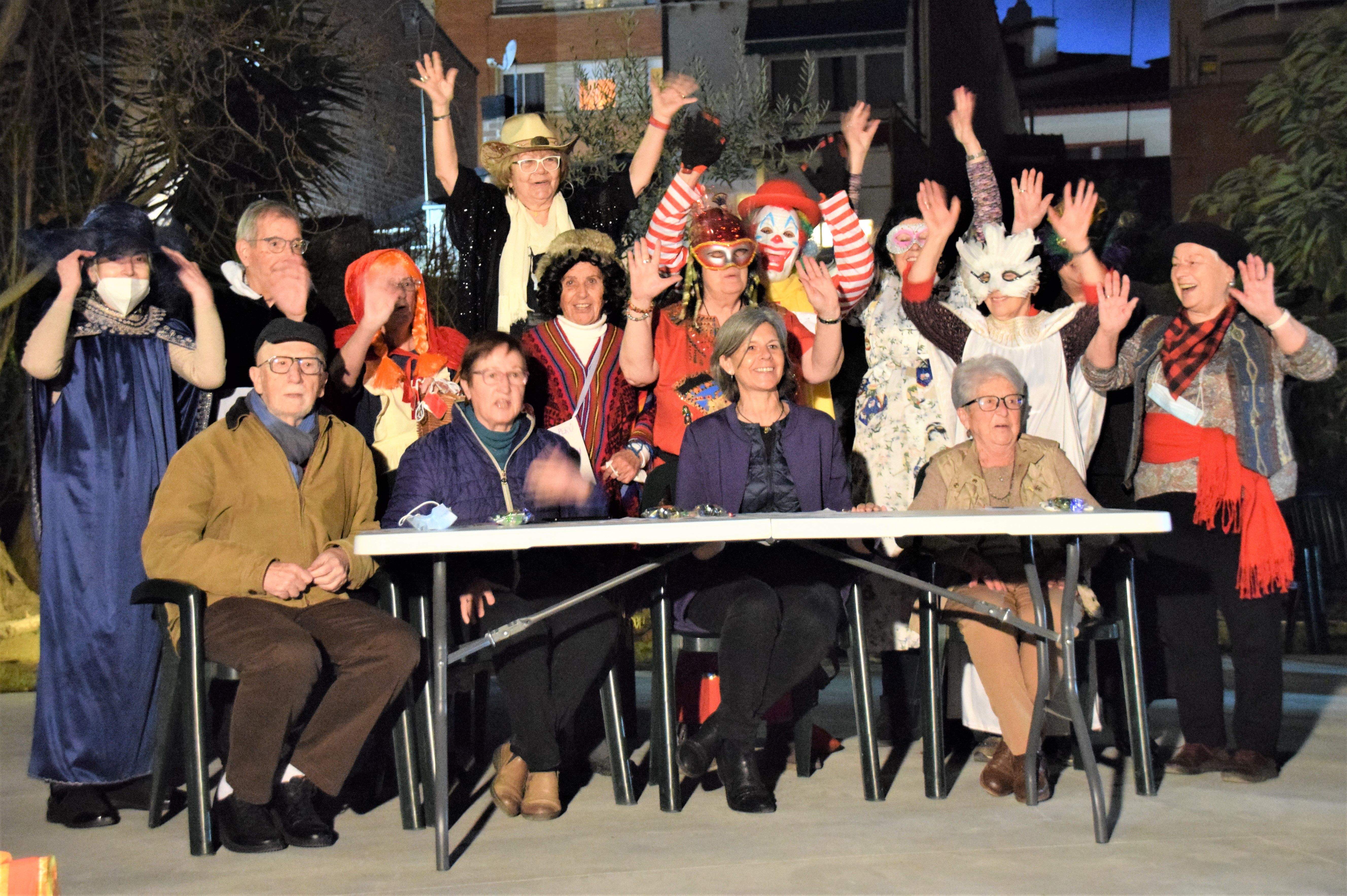 Carnaval a la Llar d'Avis de Sant Cugat. FOTO: Cedida