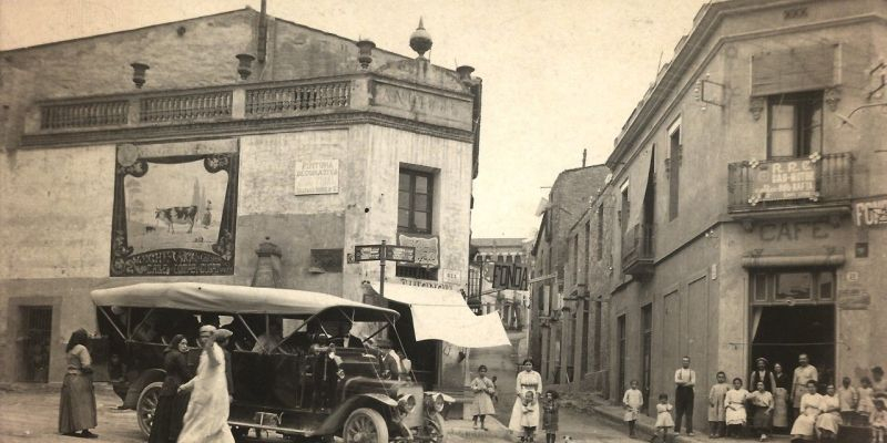 Foto dels Quatre cantons de l'any 1915. FOTO: Cedida