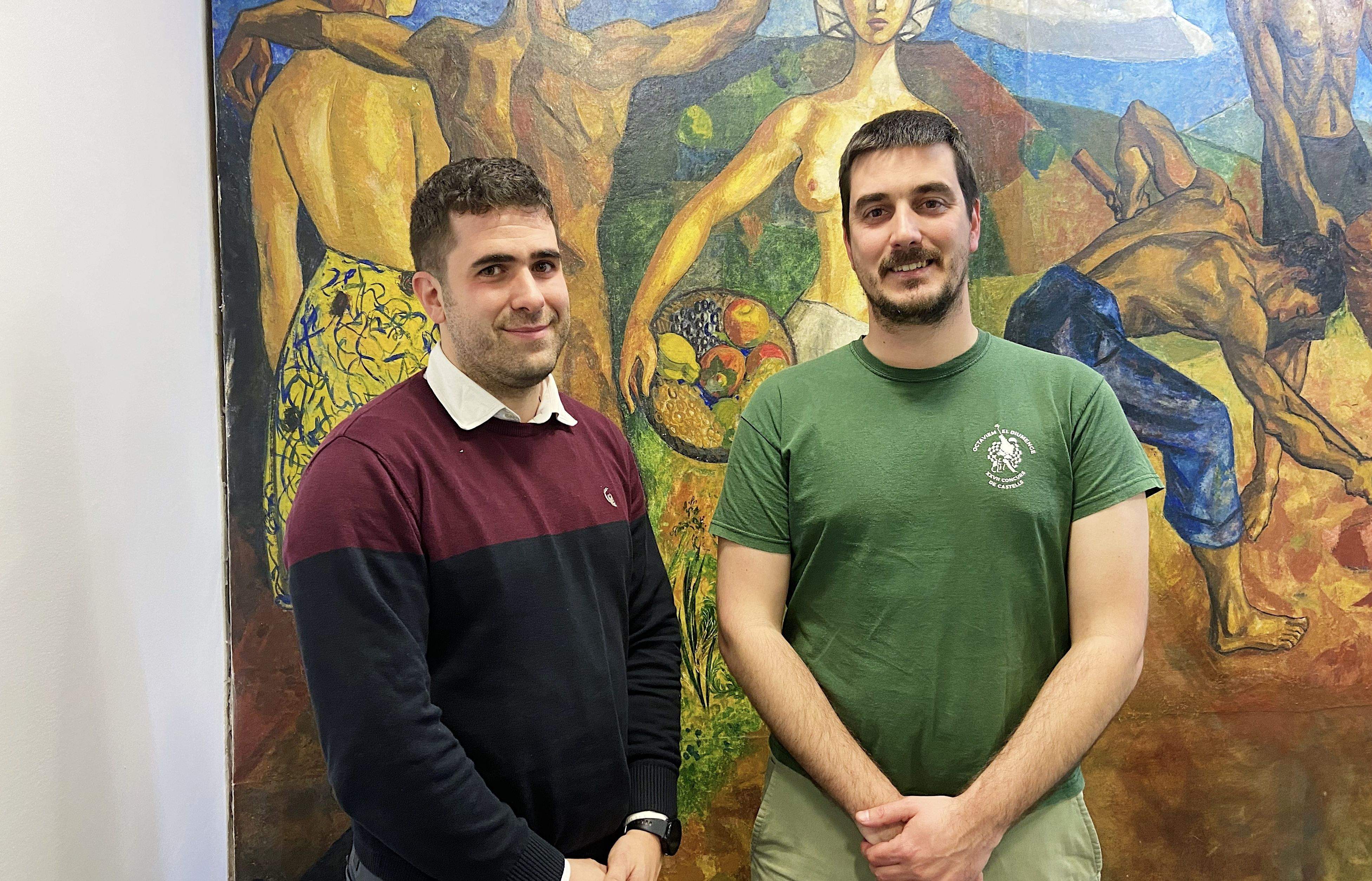 Julià Mestieri i Nacho Ferrer de la Comissió del Ball de Gitanes. Foto: TOT